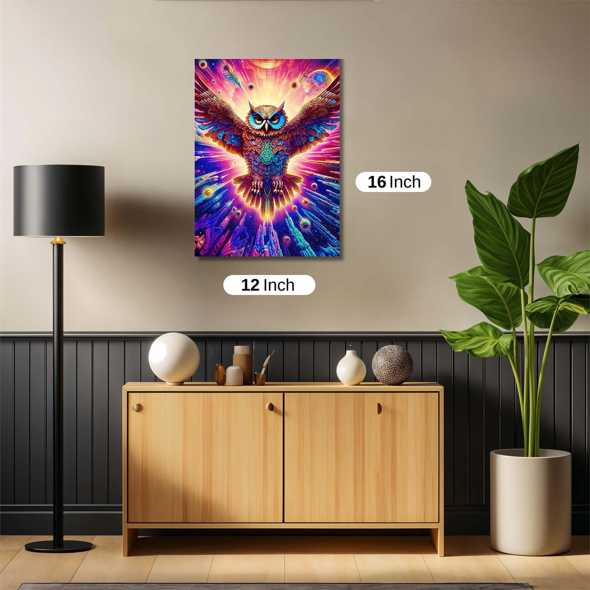 Owl Radiance Safe Wall Magnetic / M