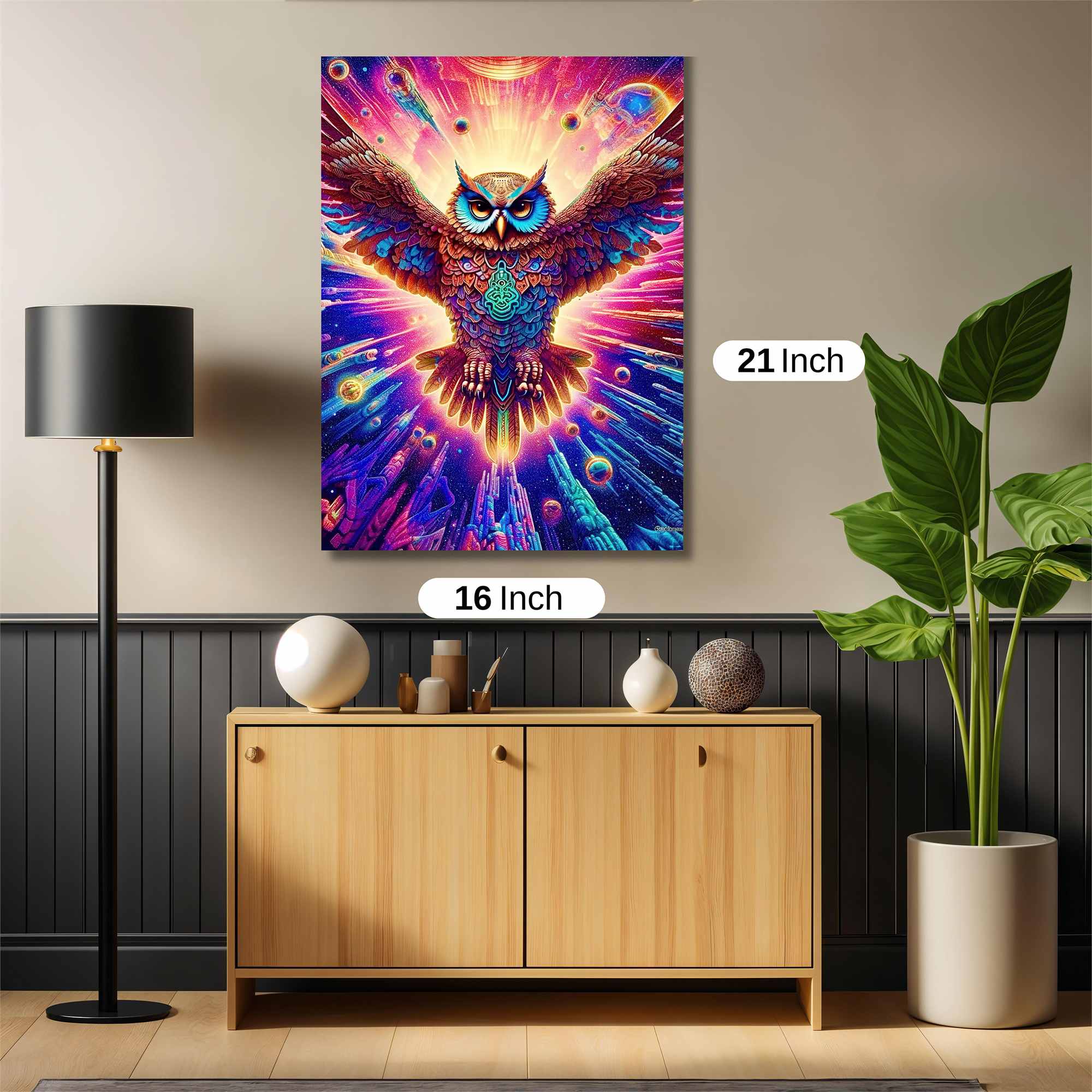 Owl Radiance Safe Wall Magnetic / M