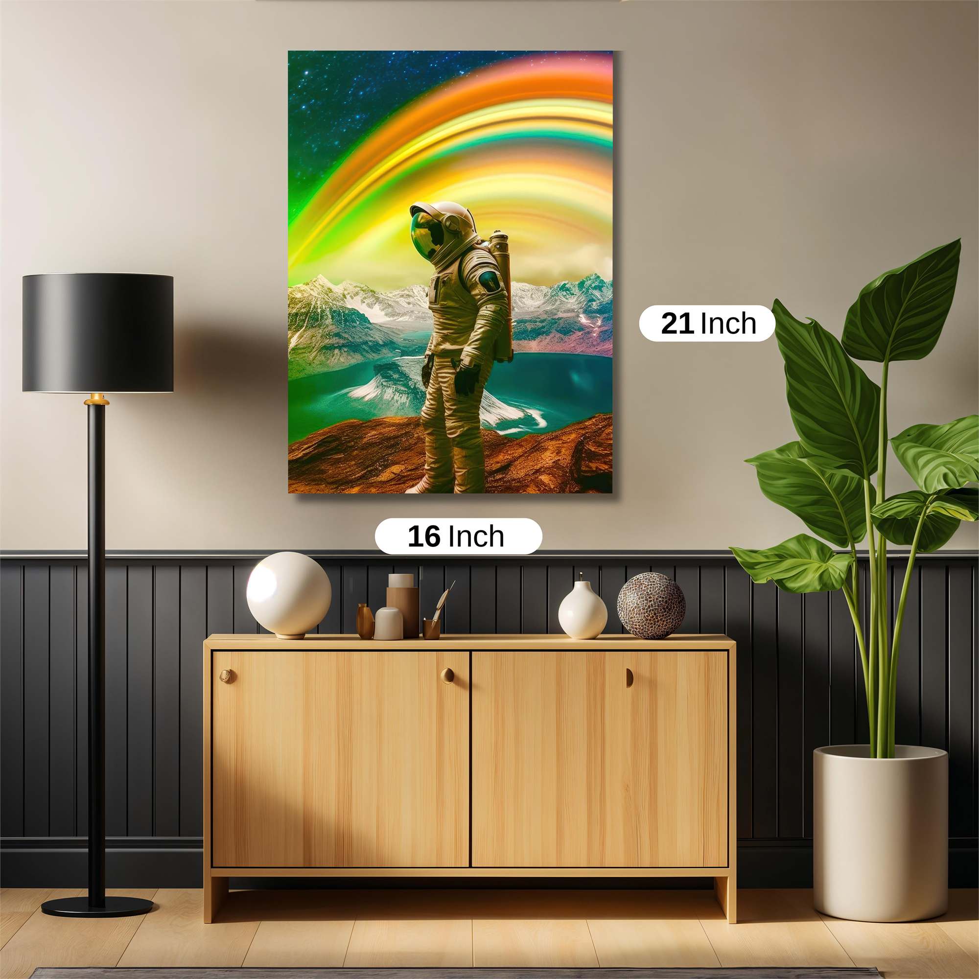 Astronaut Dreamscape Safe Wall Magnetic / M