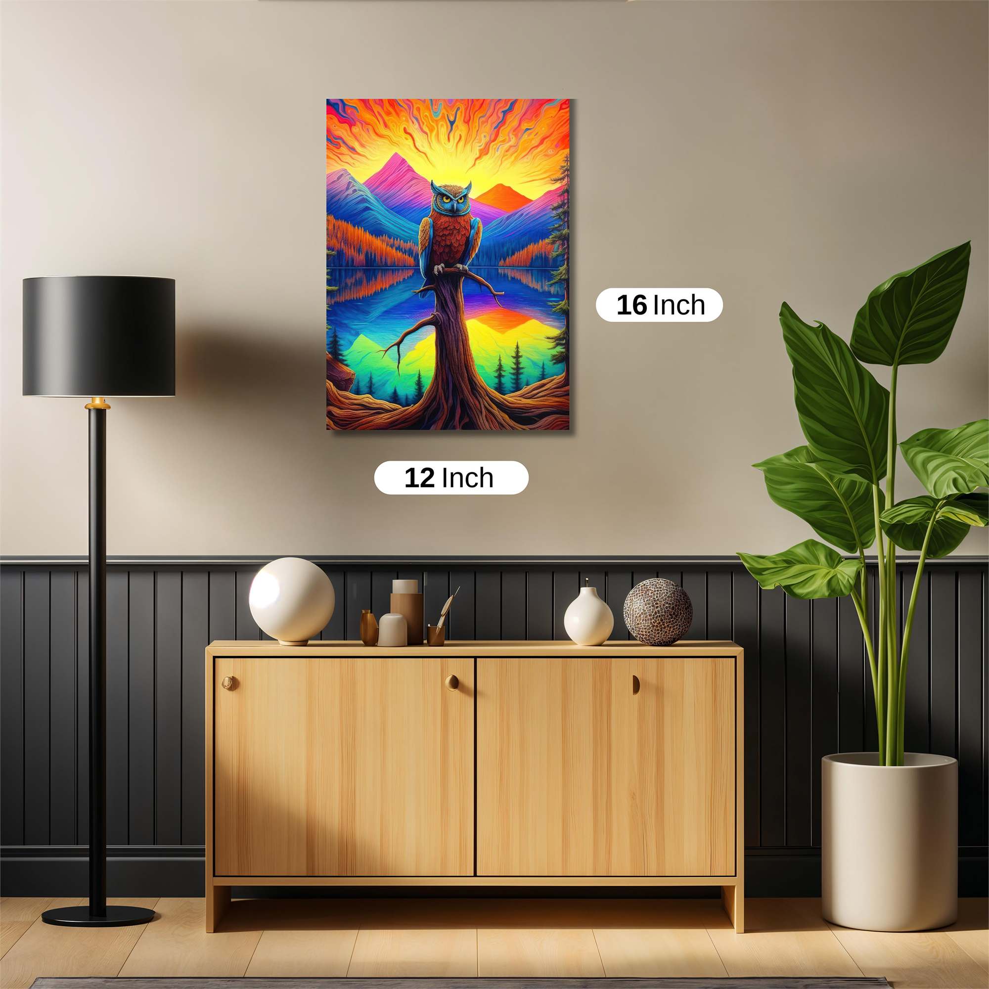 Owl Radiance Safe Wall Magnetic / M