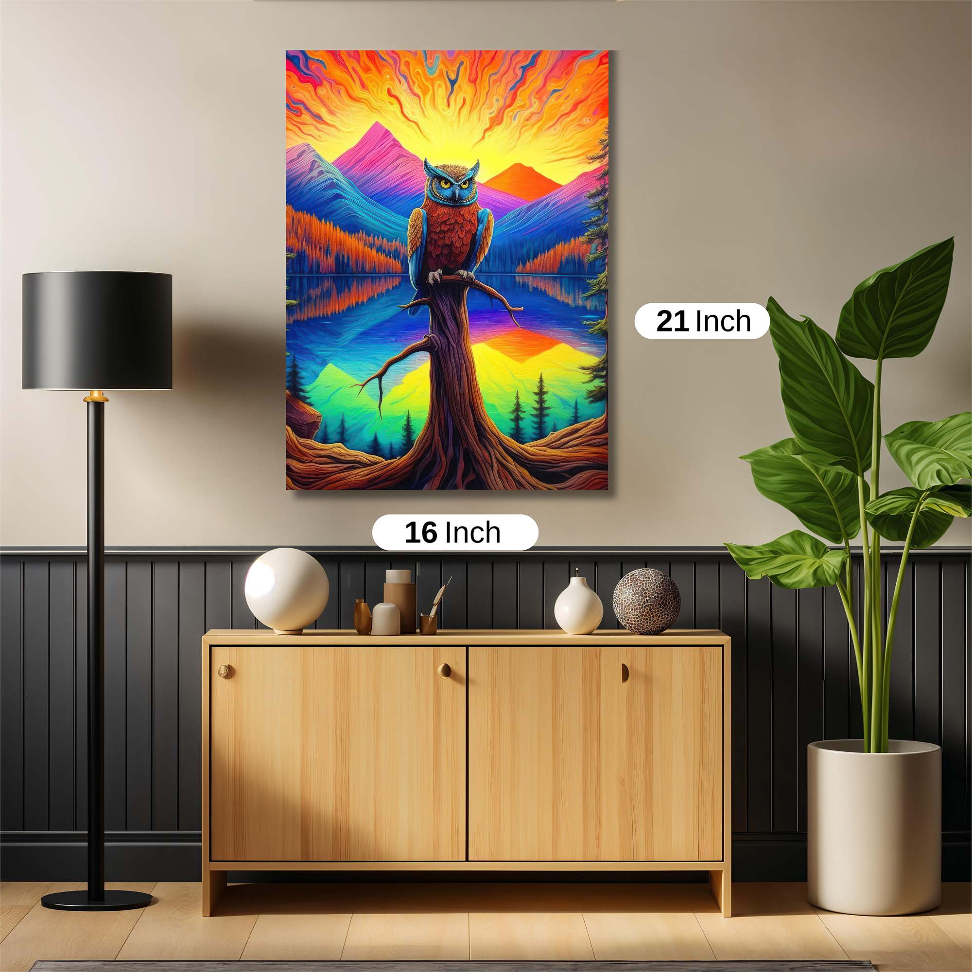 Owl Radiance Safe Wall Magnetic / M