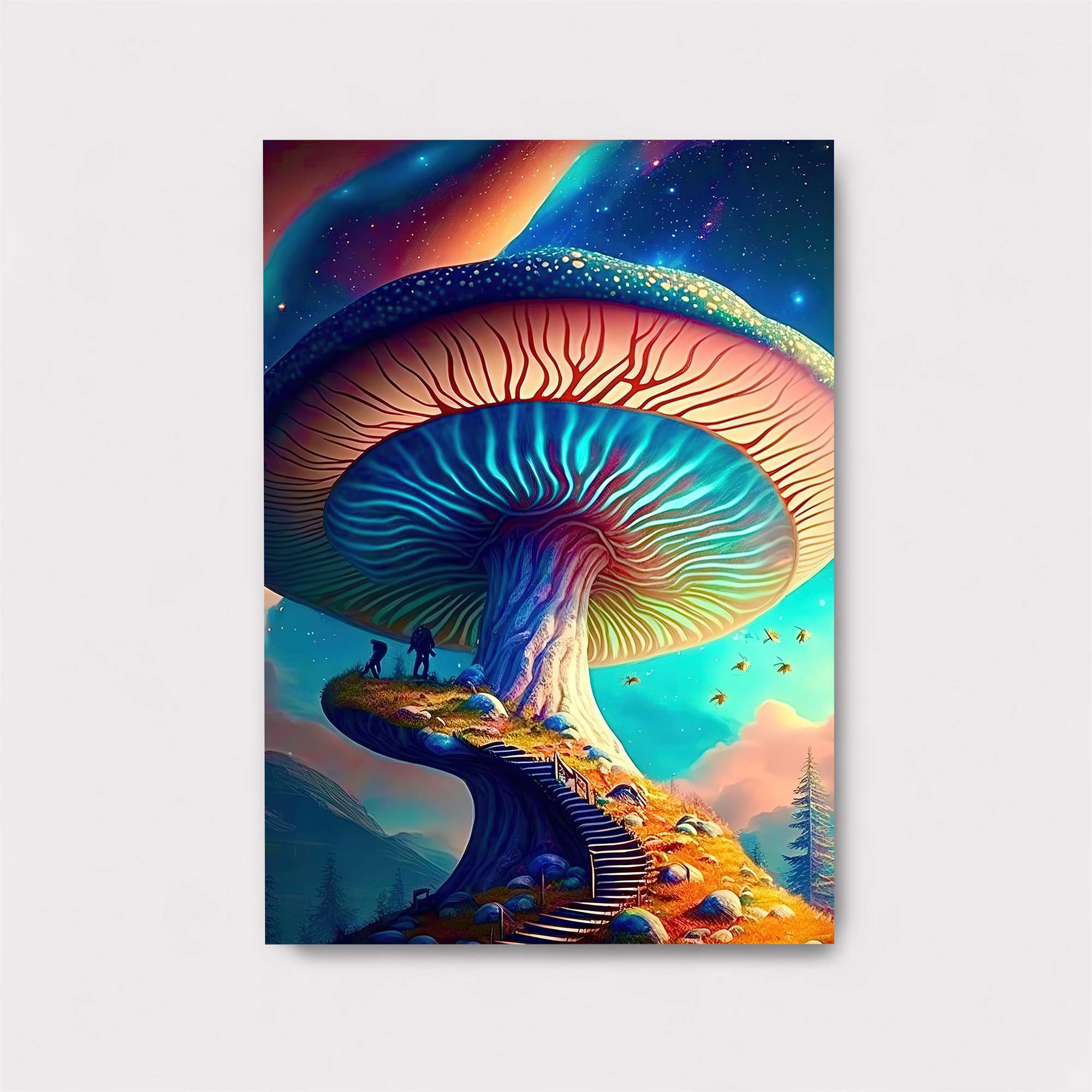 Mushroom Whimsy Safe Wall Magnetic / M