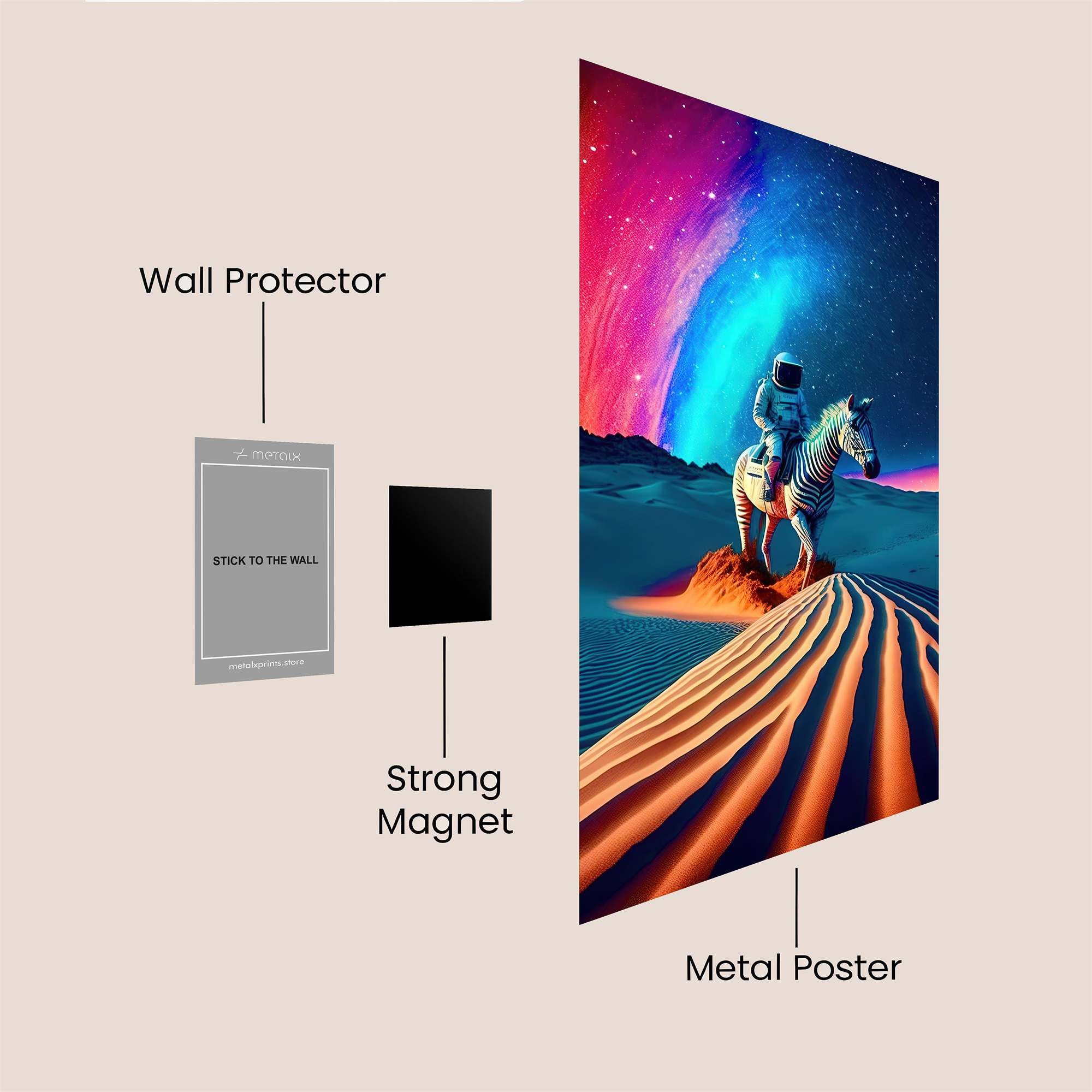 Astronaut Odyssey Safe Wall Magnetic / M