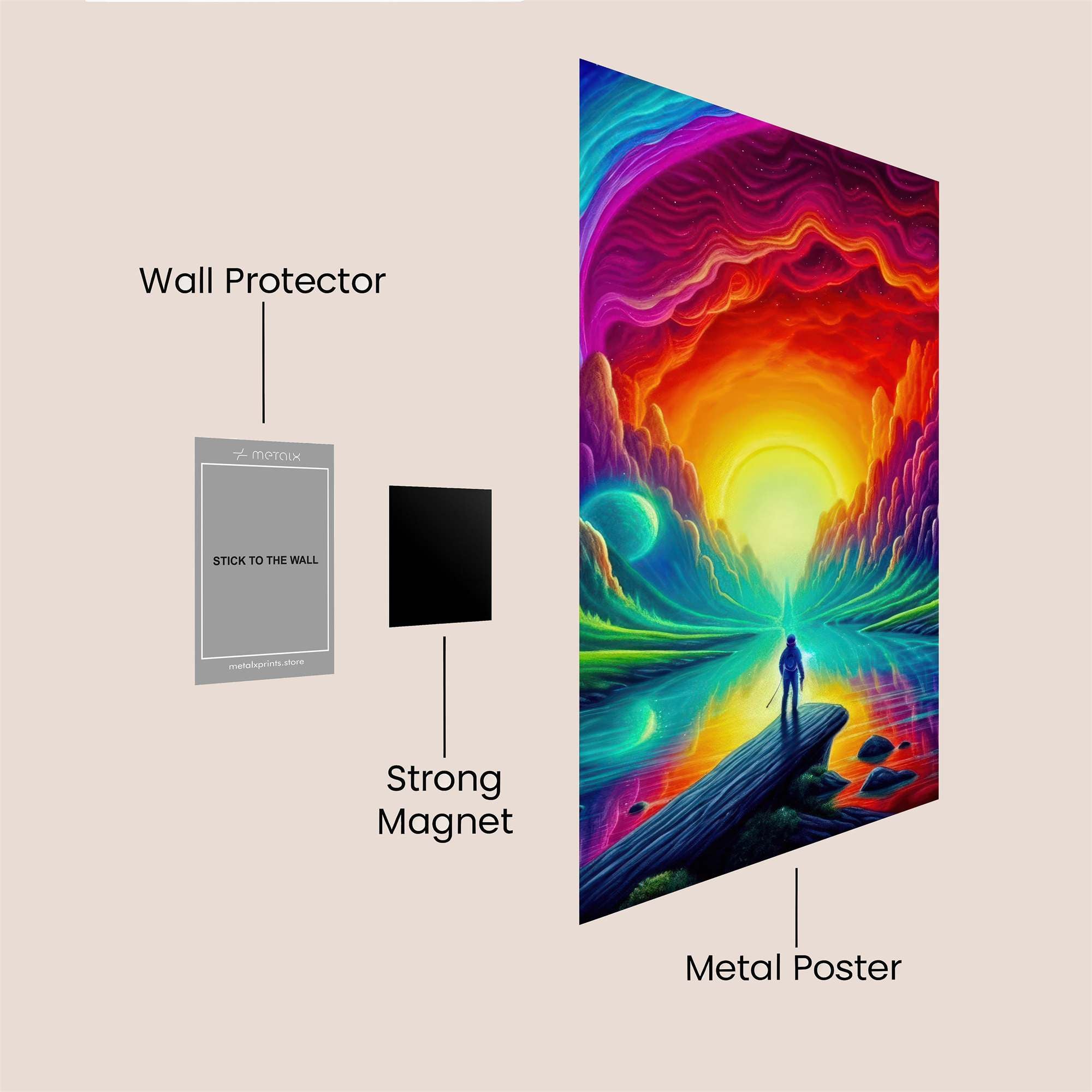Cosmic Serenity Safe Wall Magnetic / M