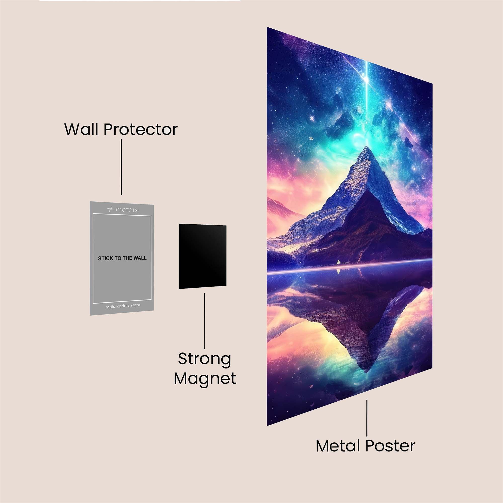Cosmic Serenity Safe Wall Magnetic / M