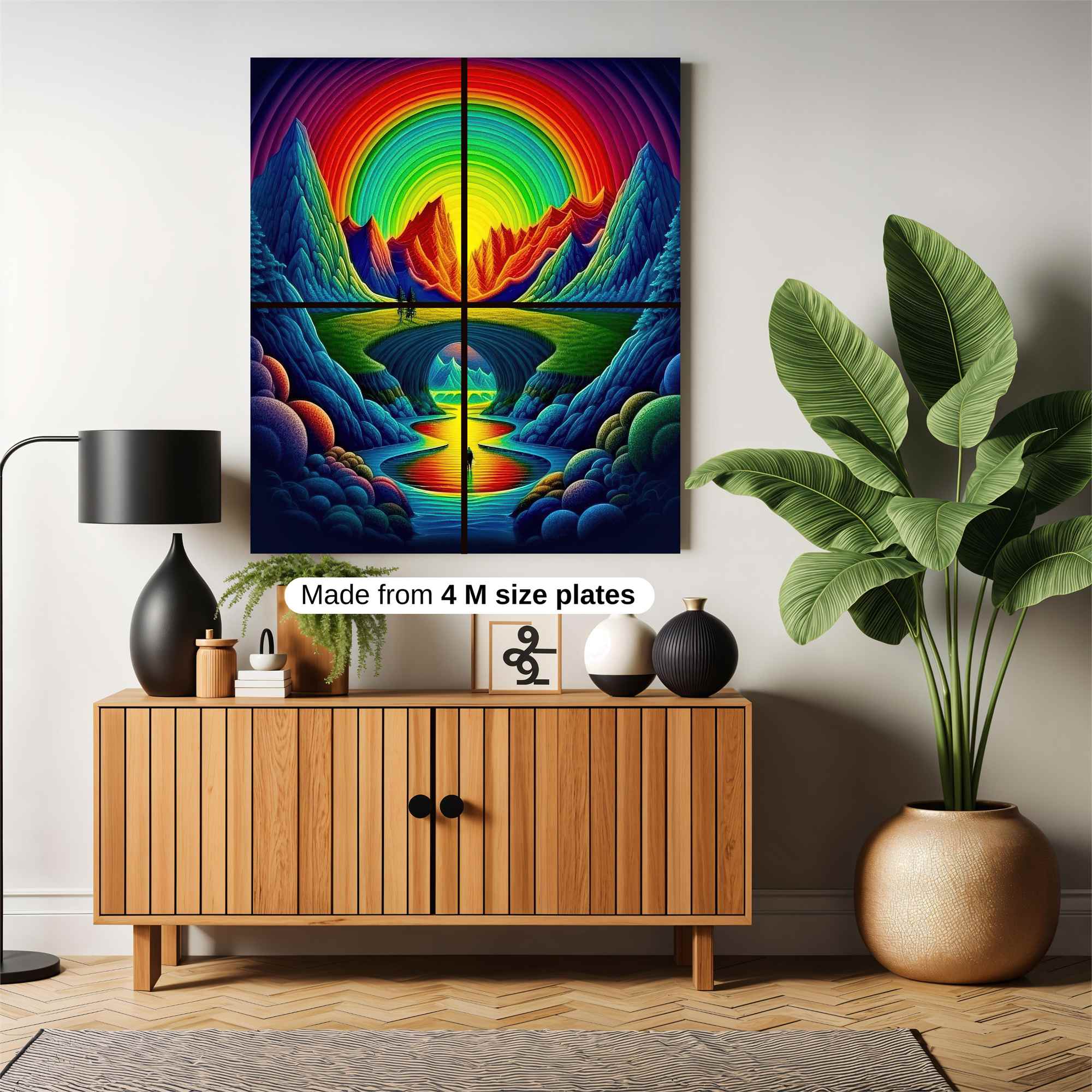 Rainbow Serenity Safe Wall Magnetic / M