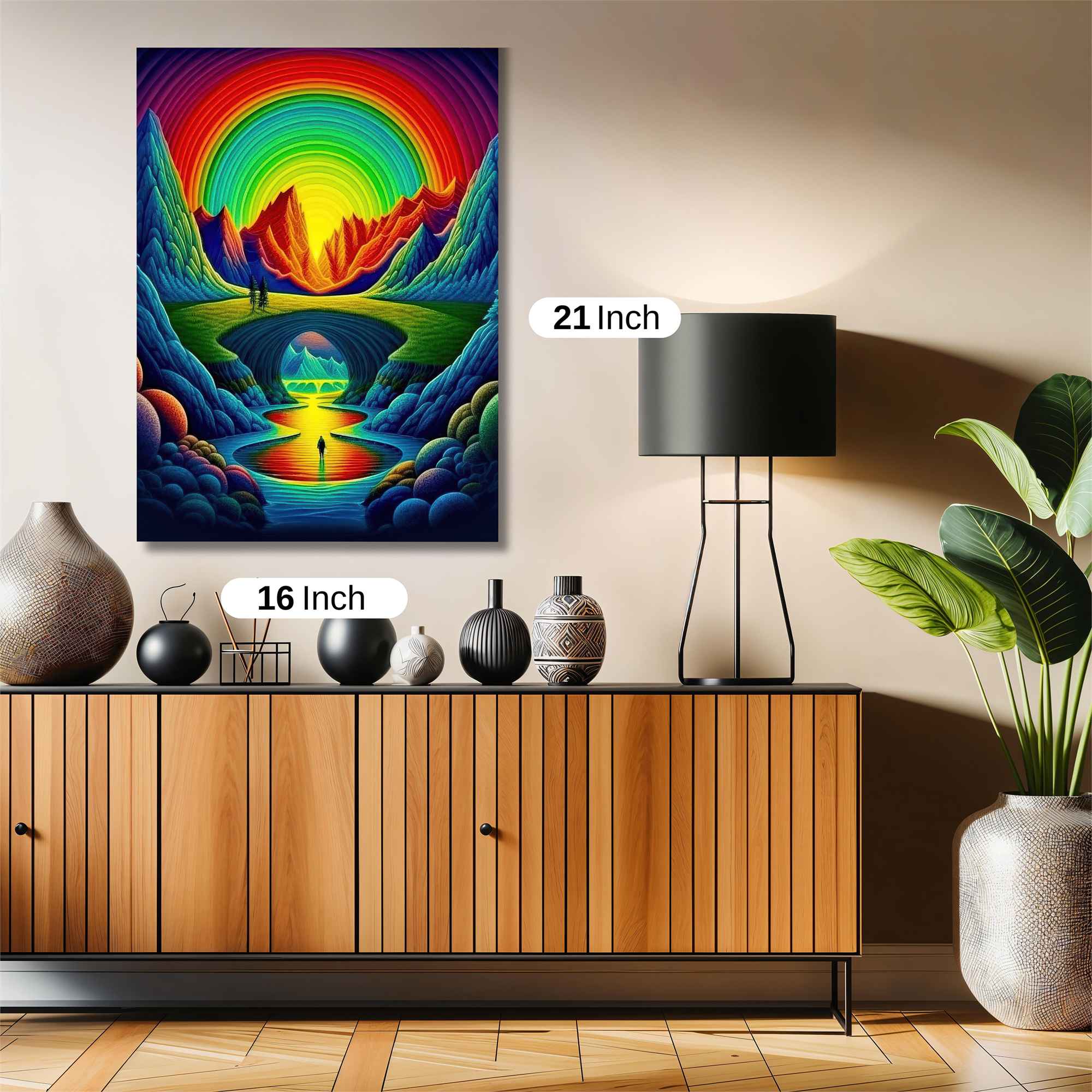 Rainbow Serenity Safe Wall Magnetic / M