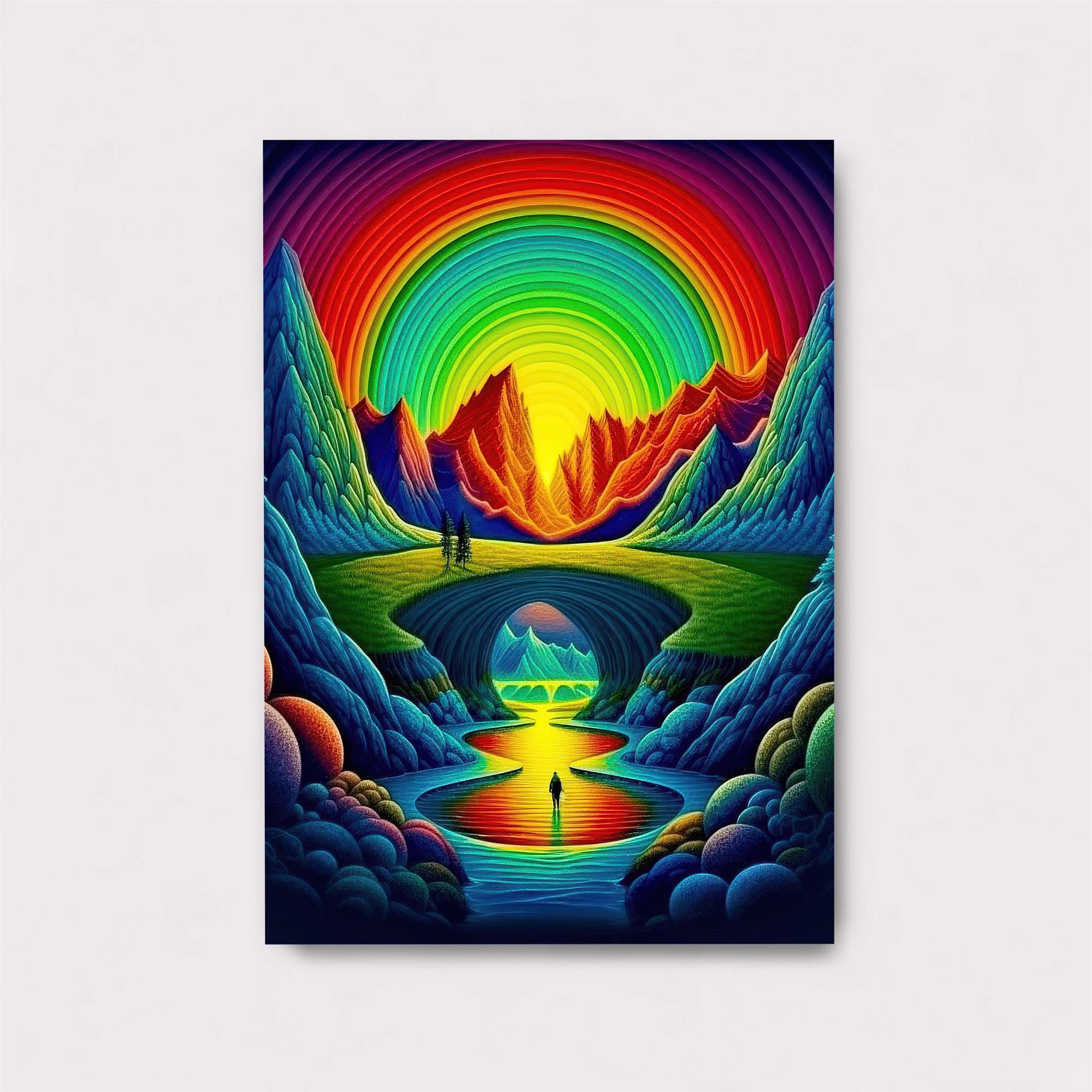 Rainbow Serenity Safe Wall Magnetic / M