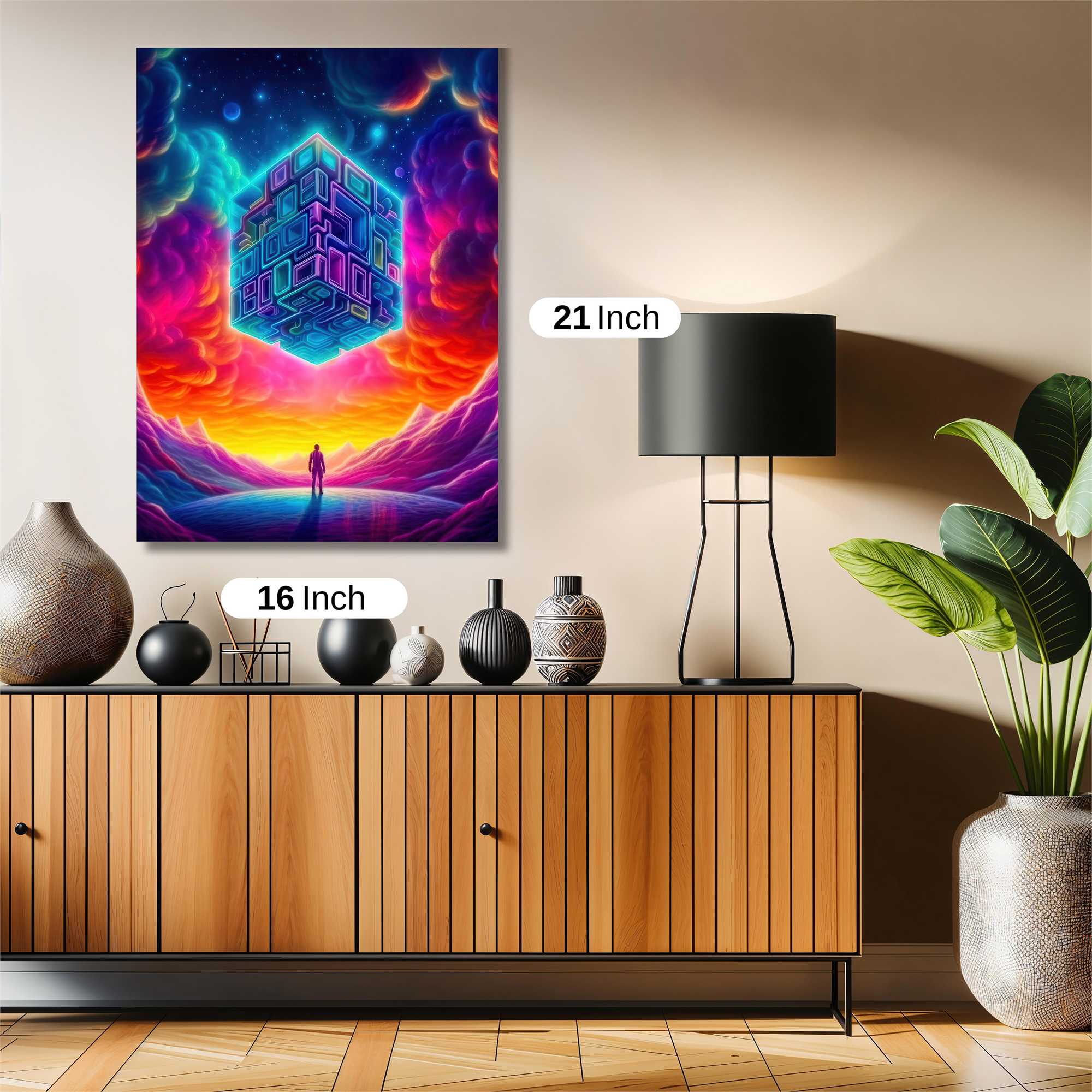 Cube Enigma Safe Wall Magnetic / M