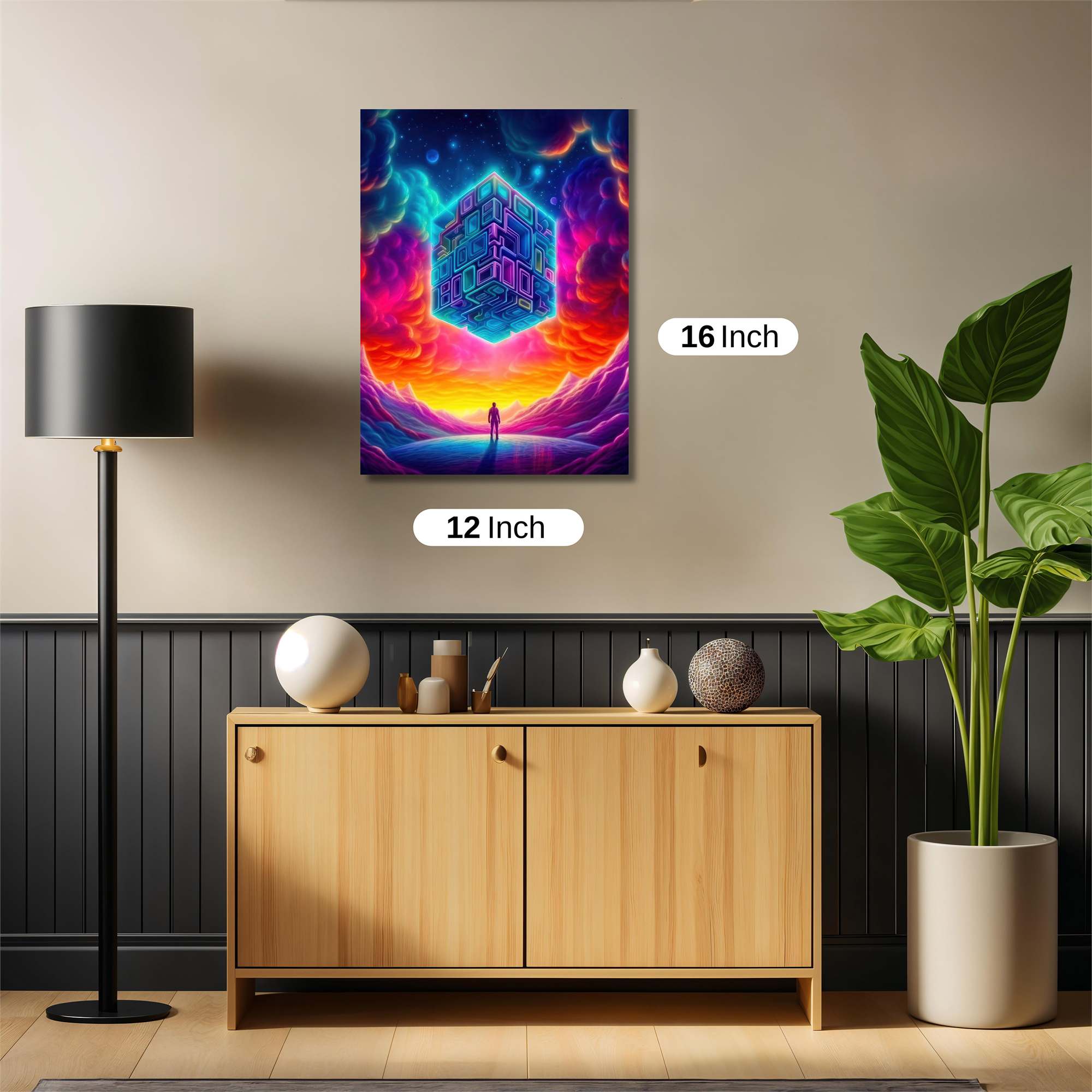 Cube Enigma Safe Wall Magnetic / M