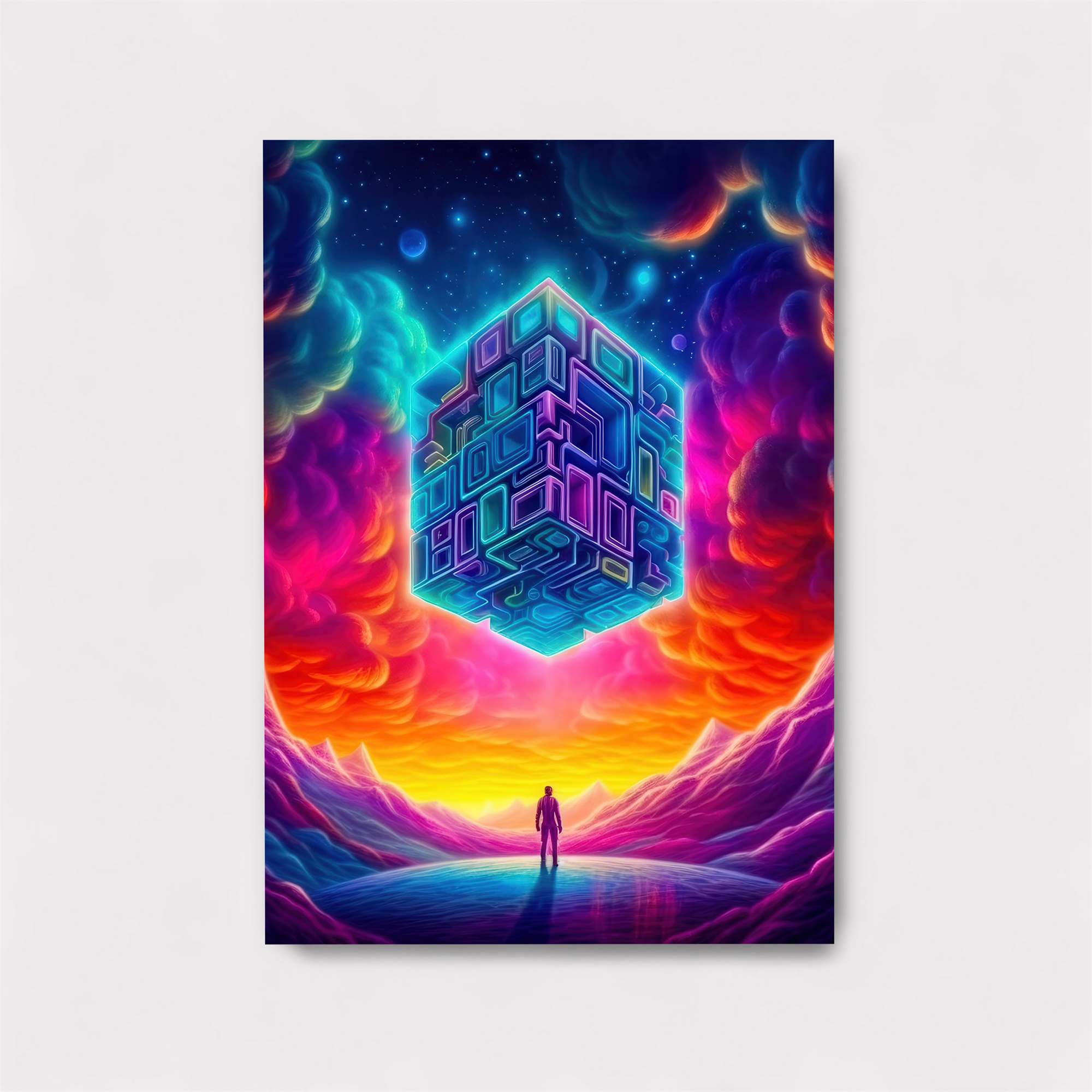 Cube Enigma Safe Wall Magnetic / M