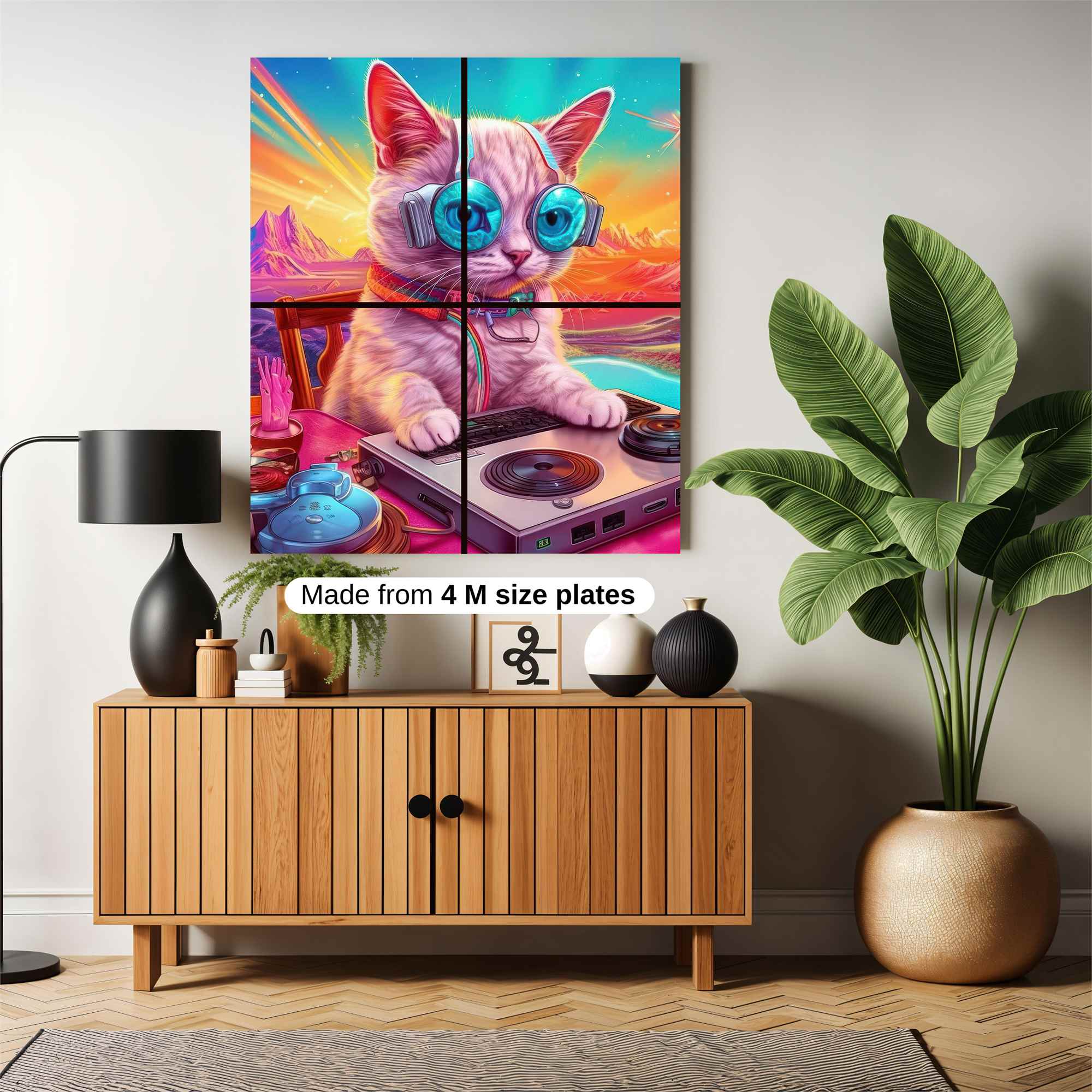 DJ Kitty Safe Wall Magnetic / M