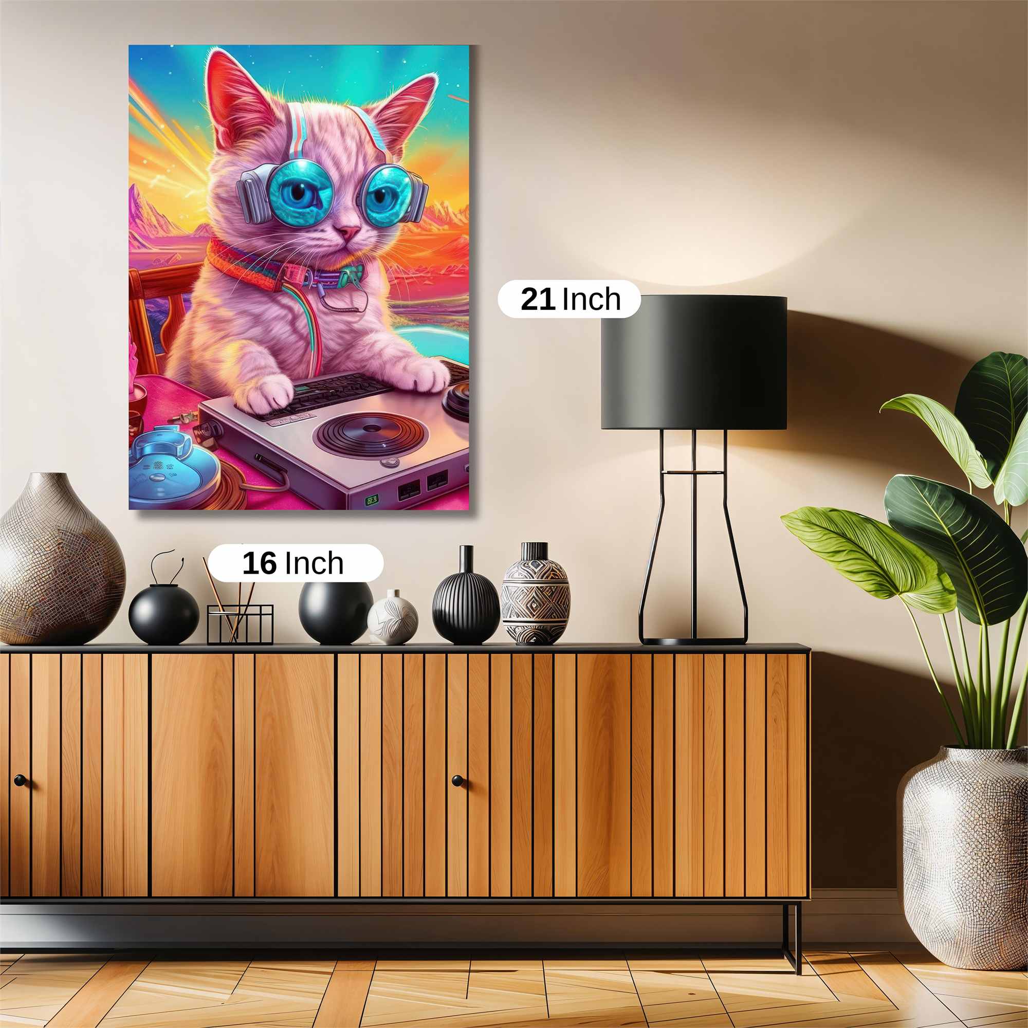 DJ Kitty Safe Wall Magnetic / M