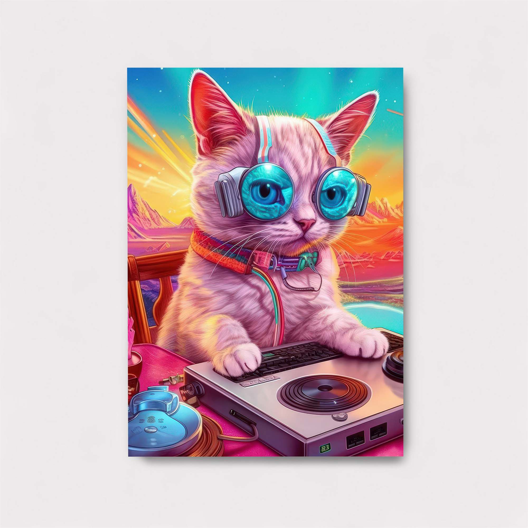 DJ Kitty Safe Wall Magnetic / M