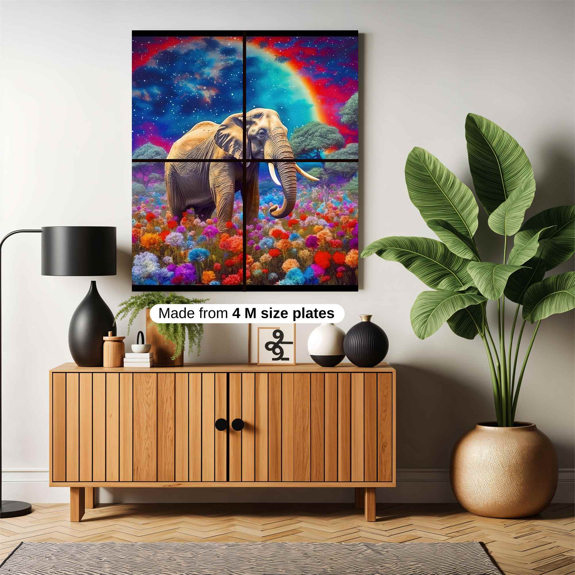 Elephant Dreamscape Safe Wall Magnetic / M
