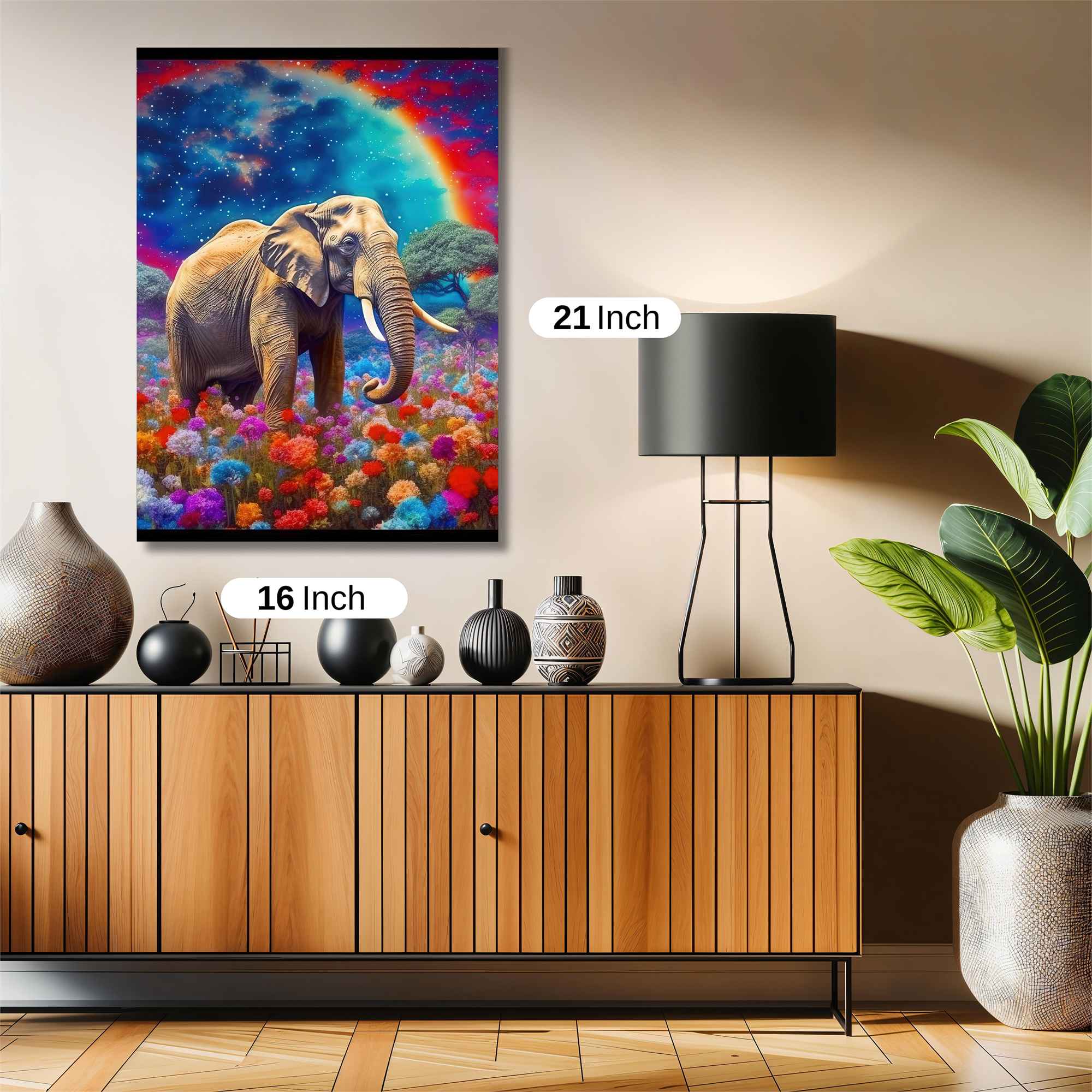 Elephant Dreamscape Safe Wall Magnetic / M