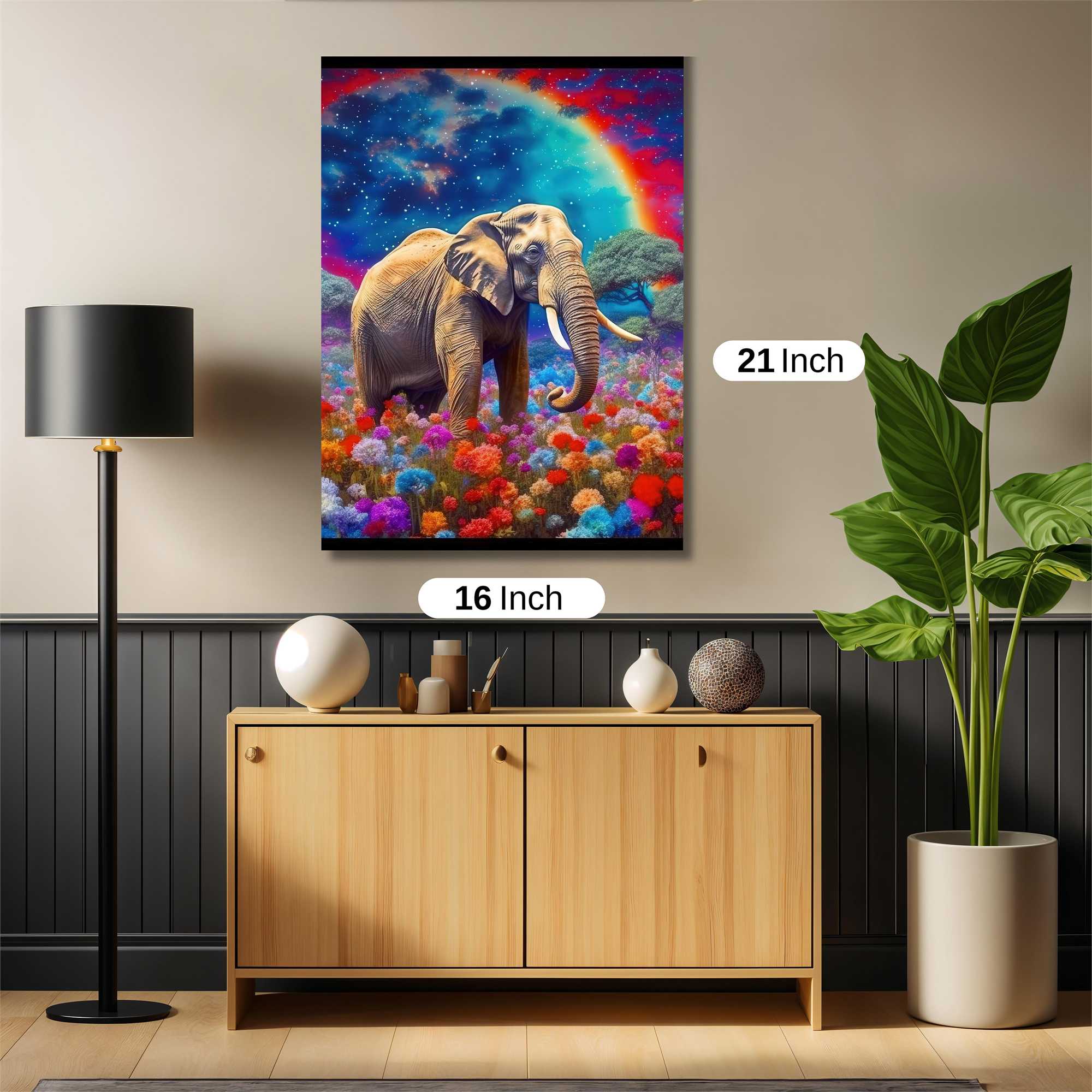 Elephant Dreamscape Safe Wall Magnetic / M