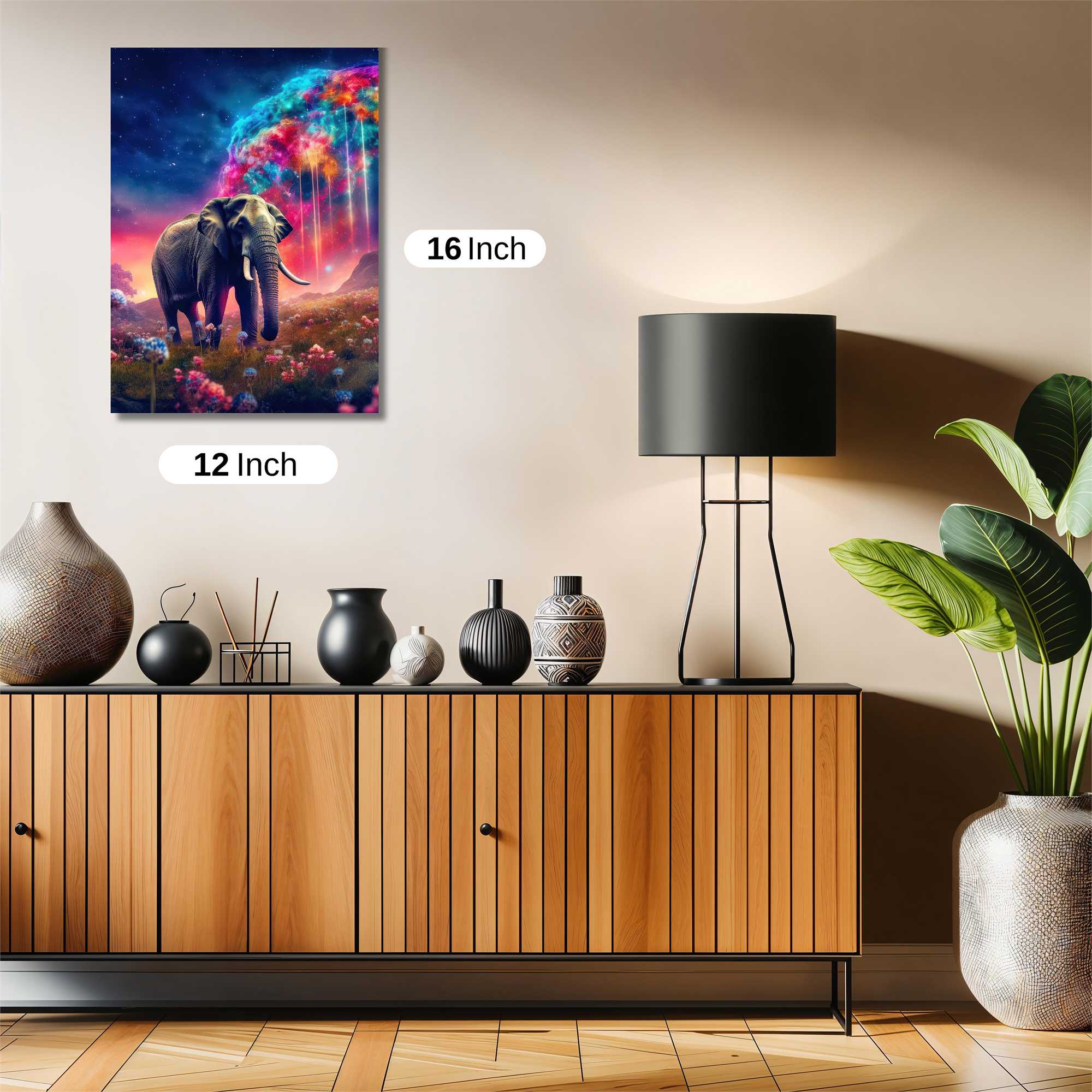 Elephant Dreamscape Safe Wall Magnetic / M