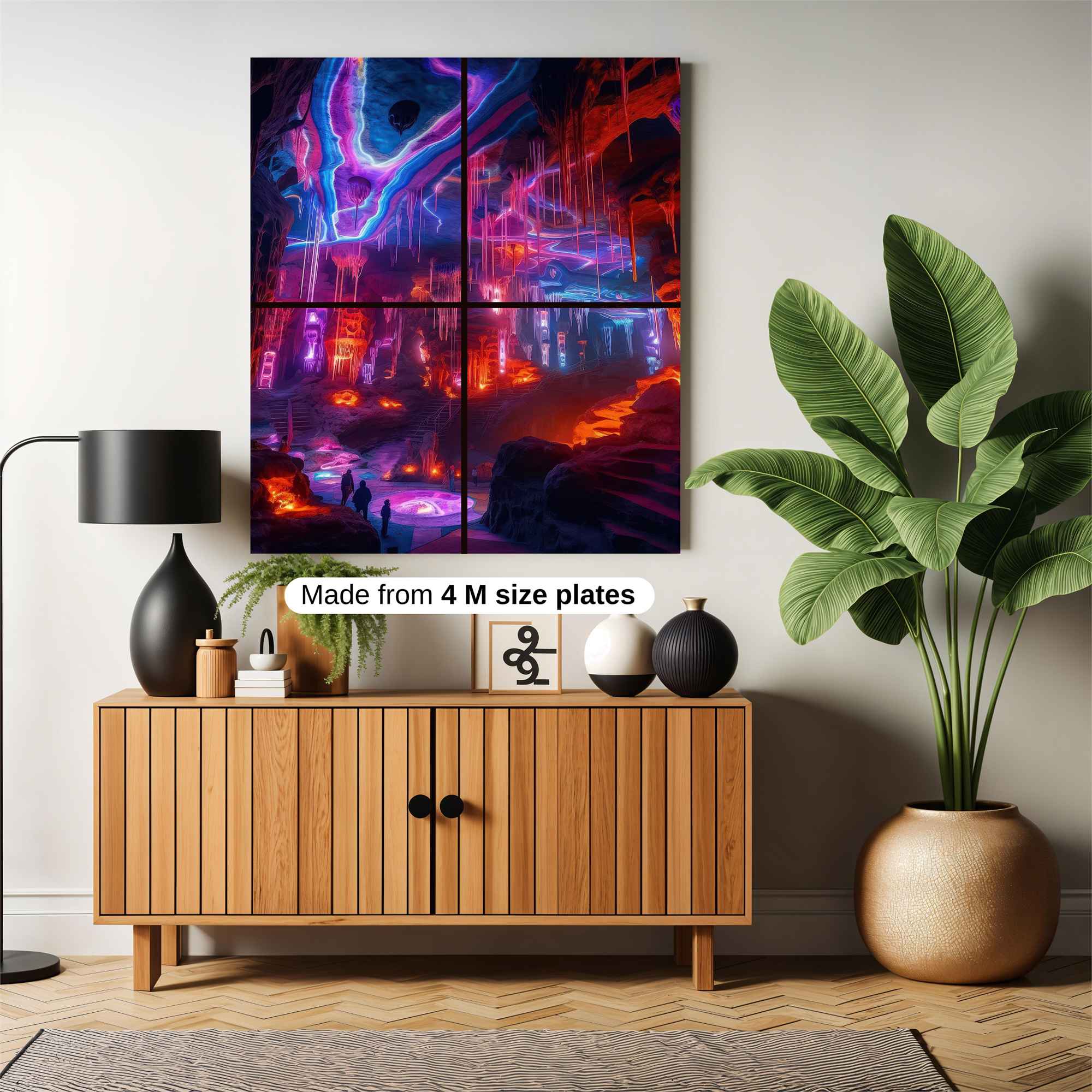 Neon Cavern Safe Wall Magnetic / M