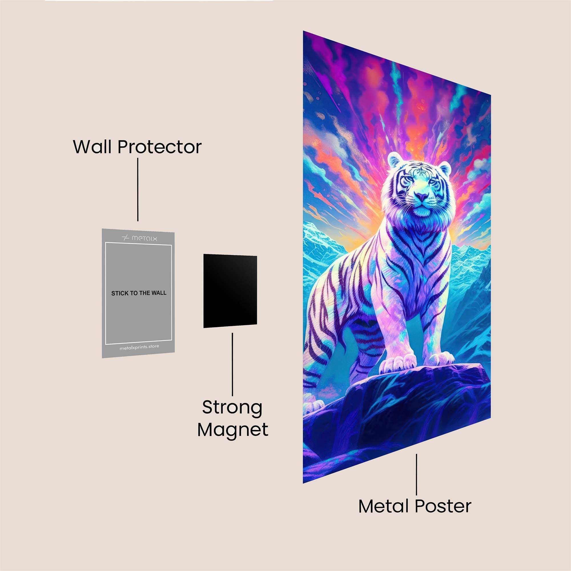 Tiger Radiance Safe Wall Magnetic / M