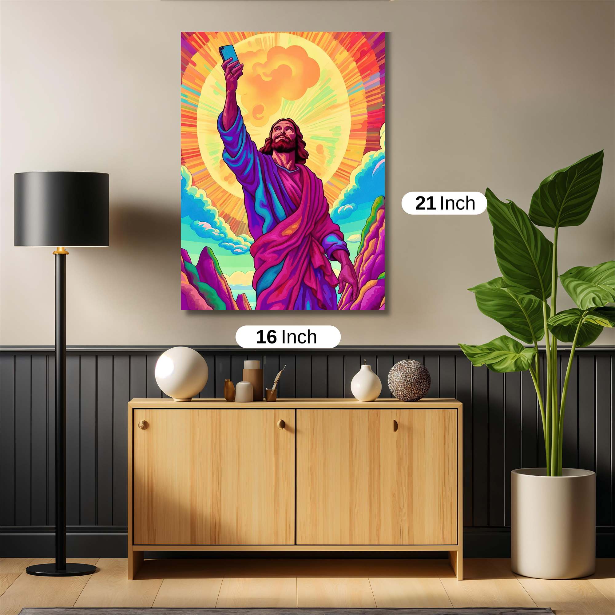 Jesus Selfie Safe Wall Magnetic / M