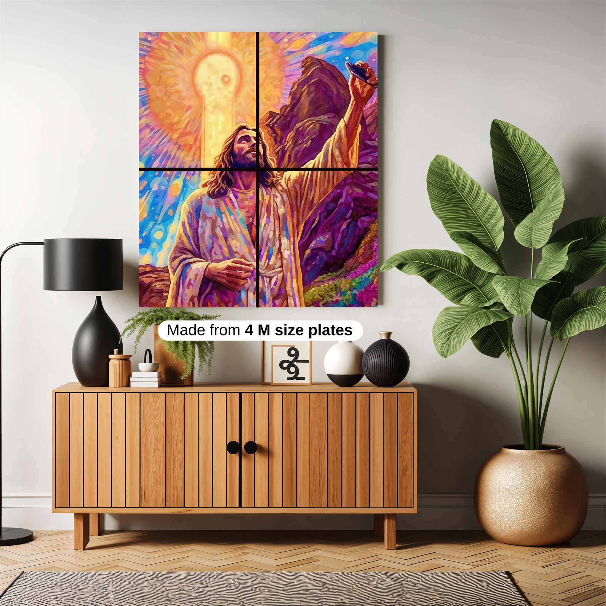 Jesus Radiant Safe Wall Magnetic / M