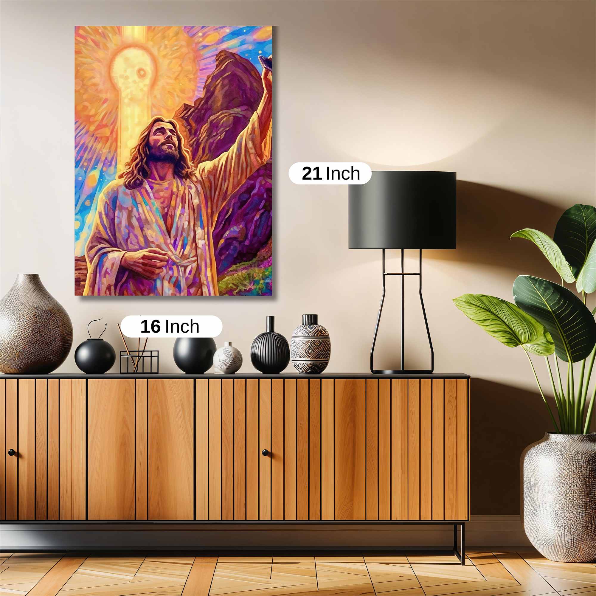 Jesus Radiant Safe Wall Magnetic / M