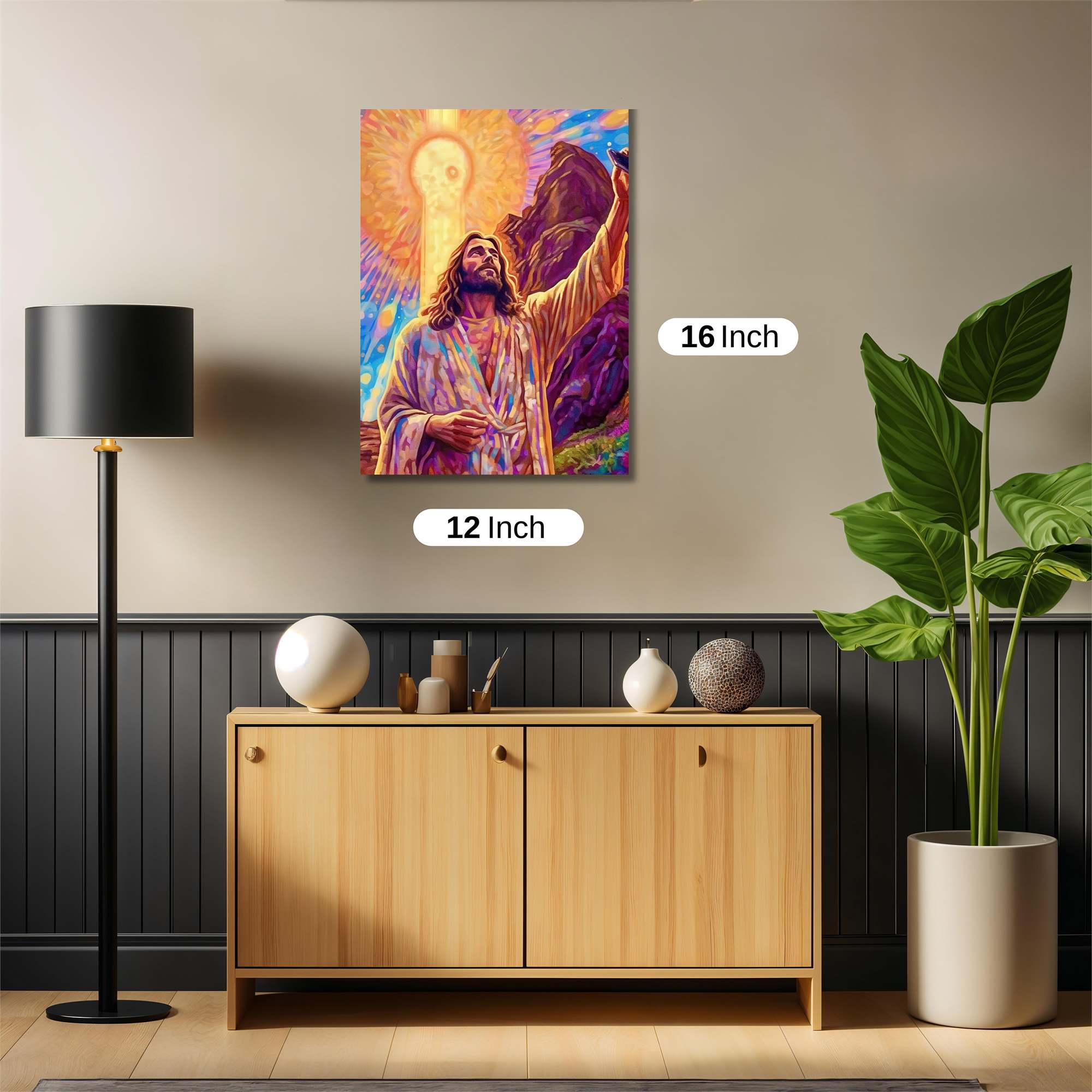 Jesus Radiant Safe Wall Magnetic / M
