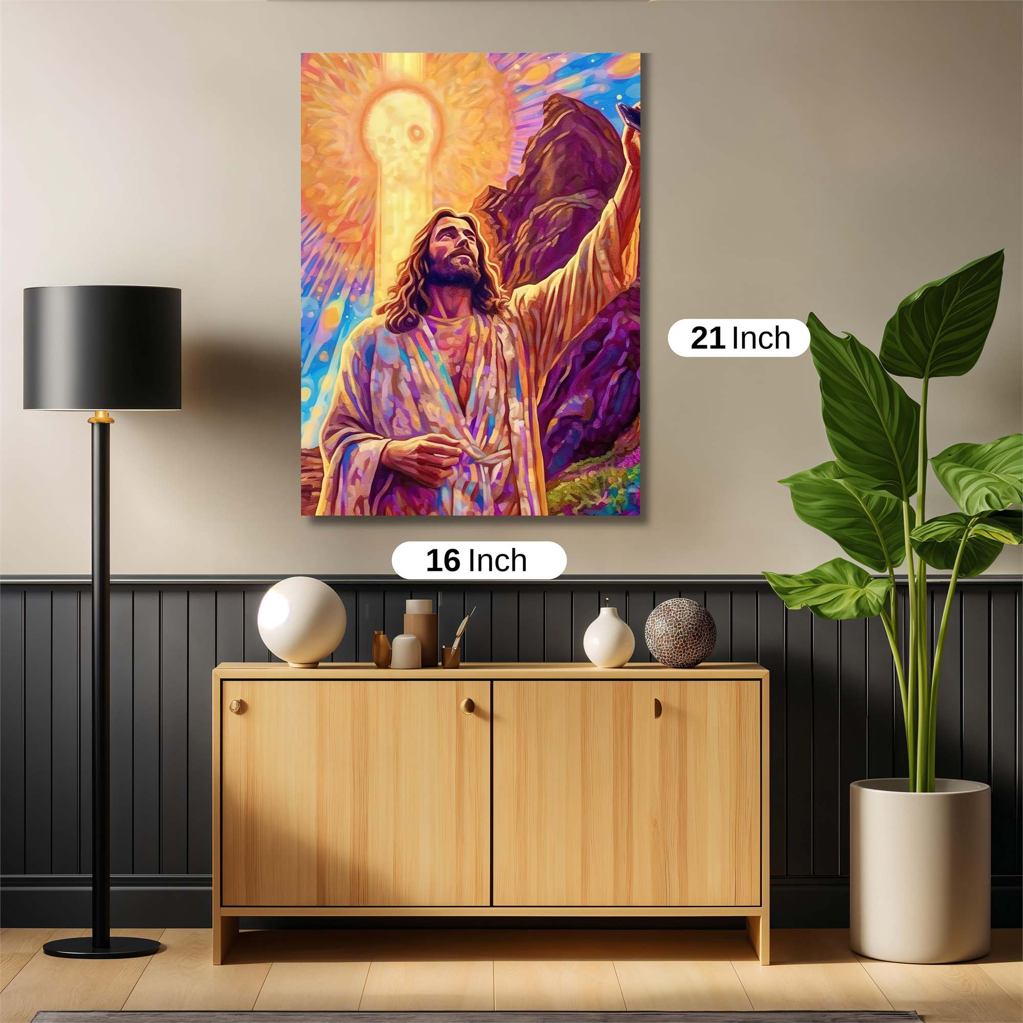 Jesus Radiant Safe Wall Magnetic / M