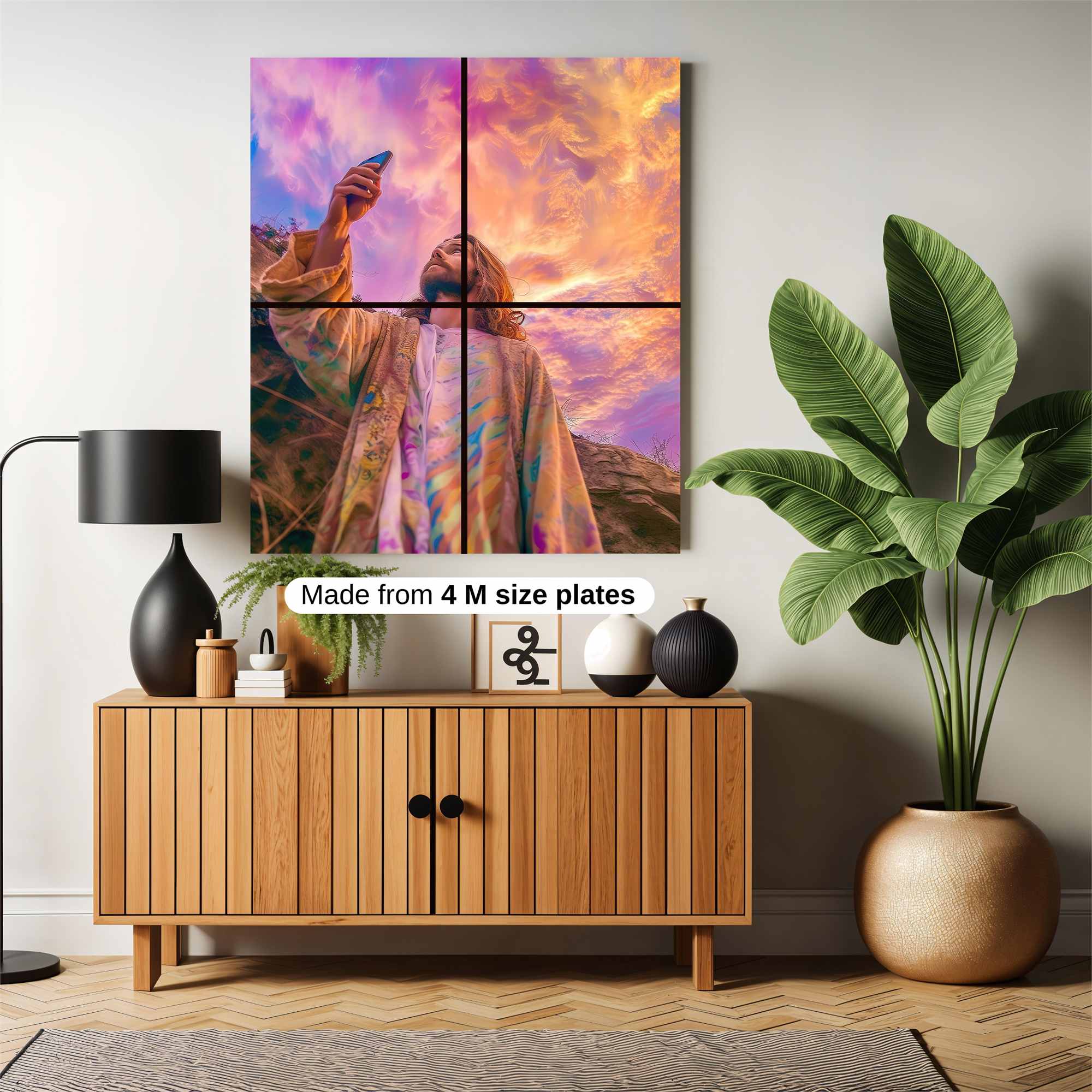 Jesus Radiant Safe Wall Magnetic / M