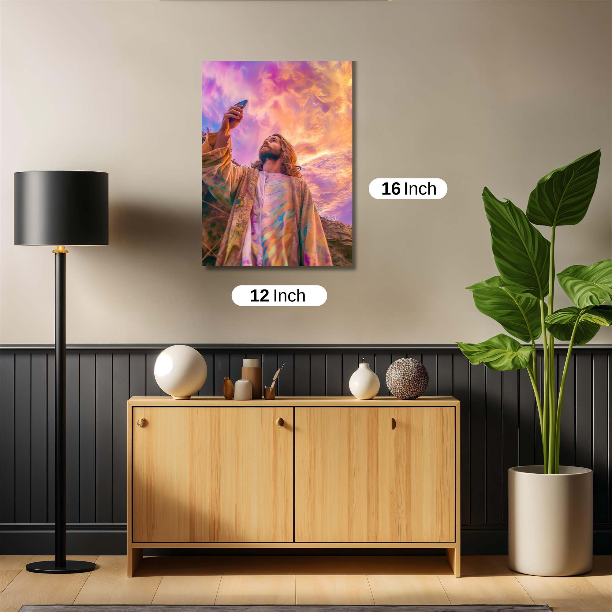 Jesus Radiant Safe Wall Magnetic / M