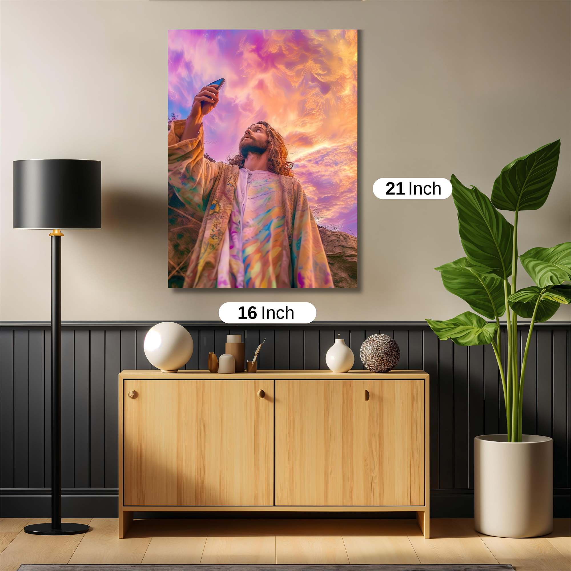 Jesus Radiant Safe Wall Magnetic / M