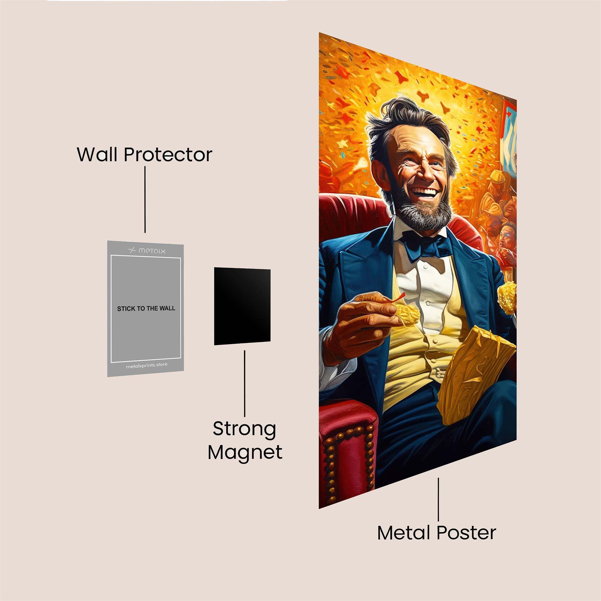 Lincoln Revels Safe Wall Magnetic / M
