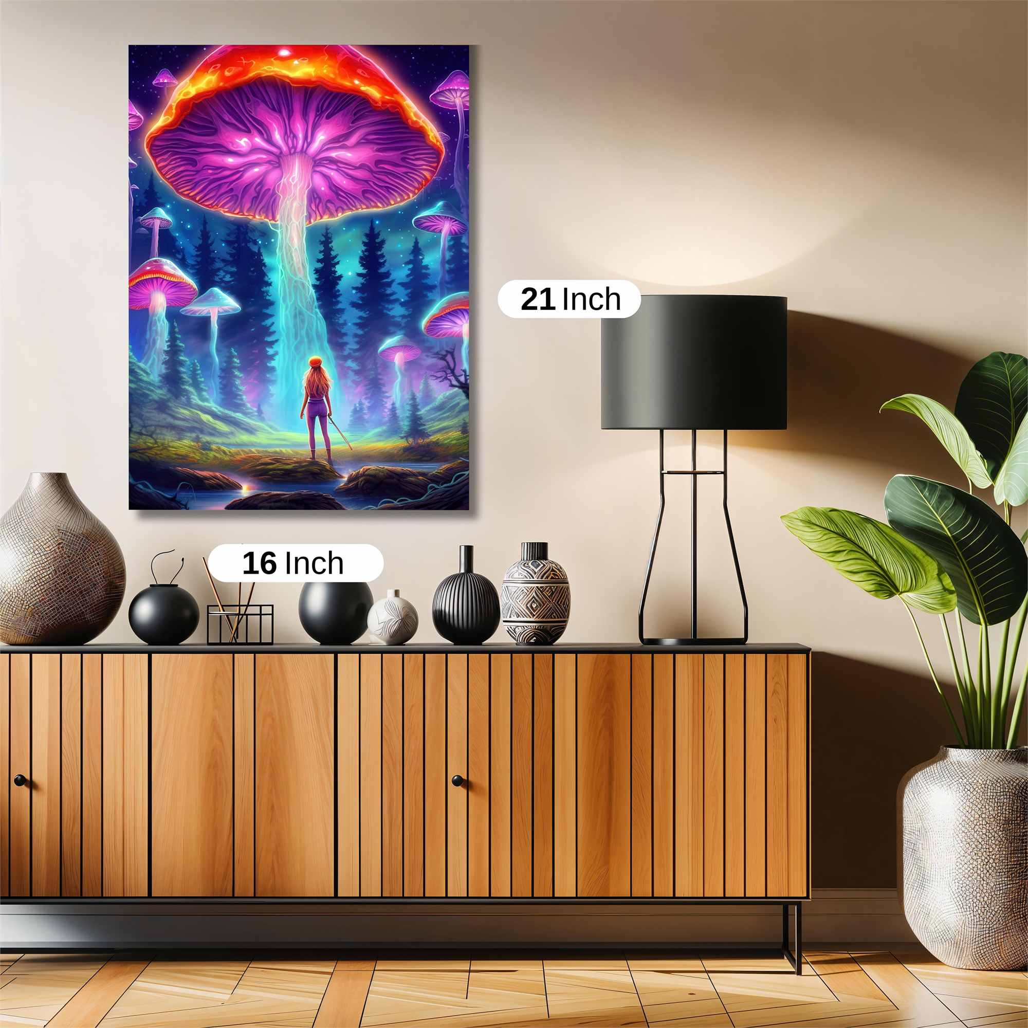 Mushroom Wonder Safe Wall Magnetic / M
