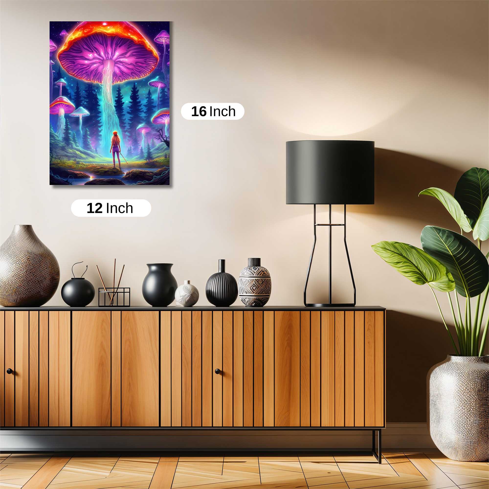 Mushroom Wonder Safe Wall Magnetic / M