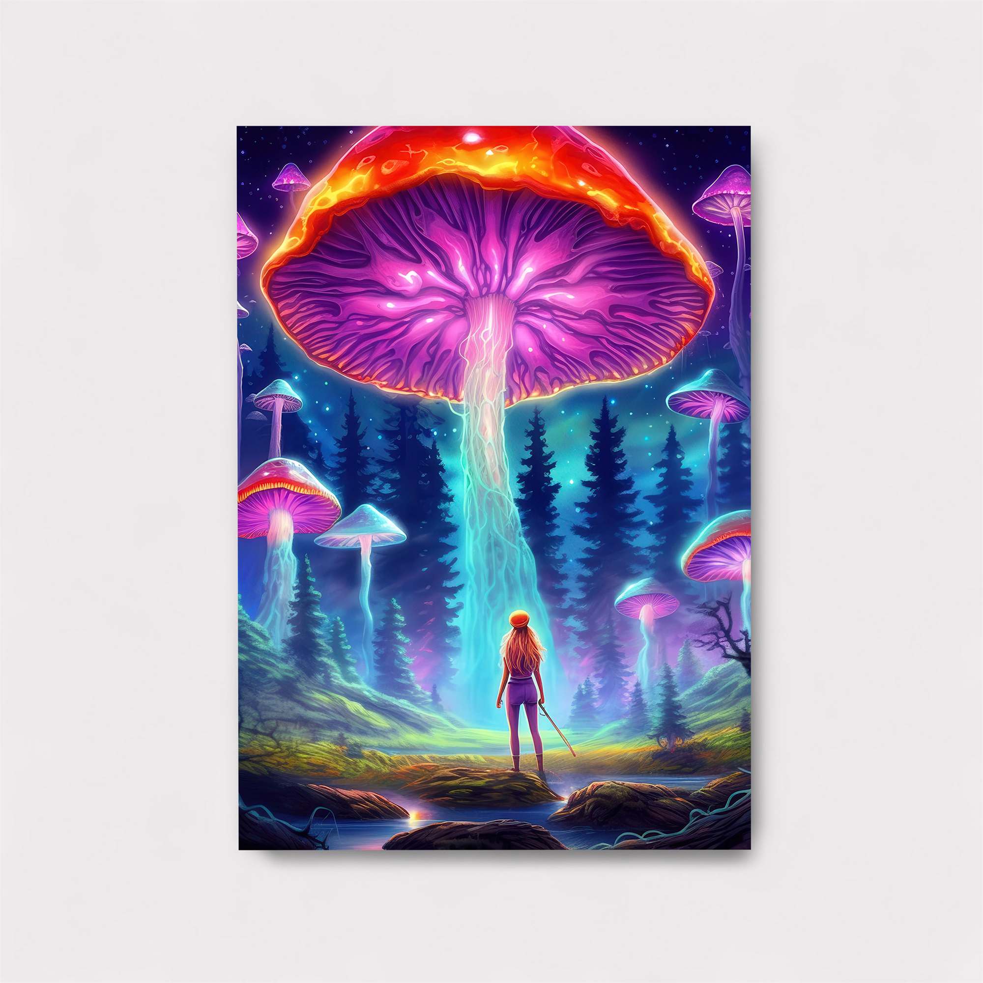 Mushroom Wonder Safe Wall Magnetic / M