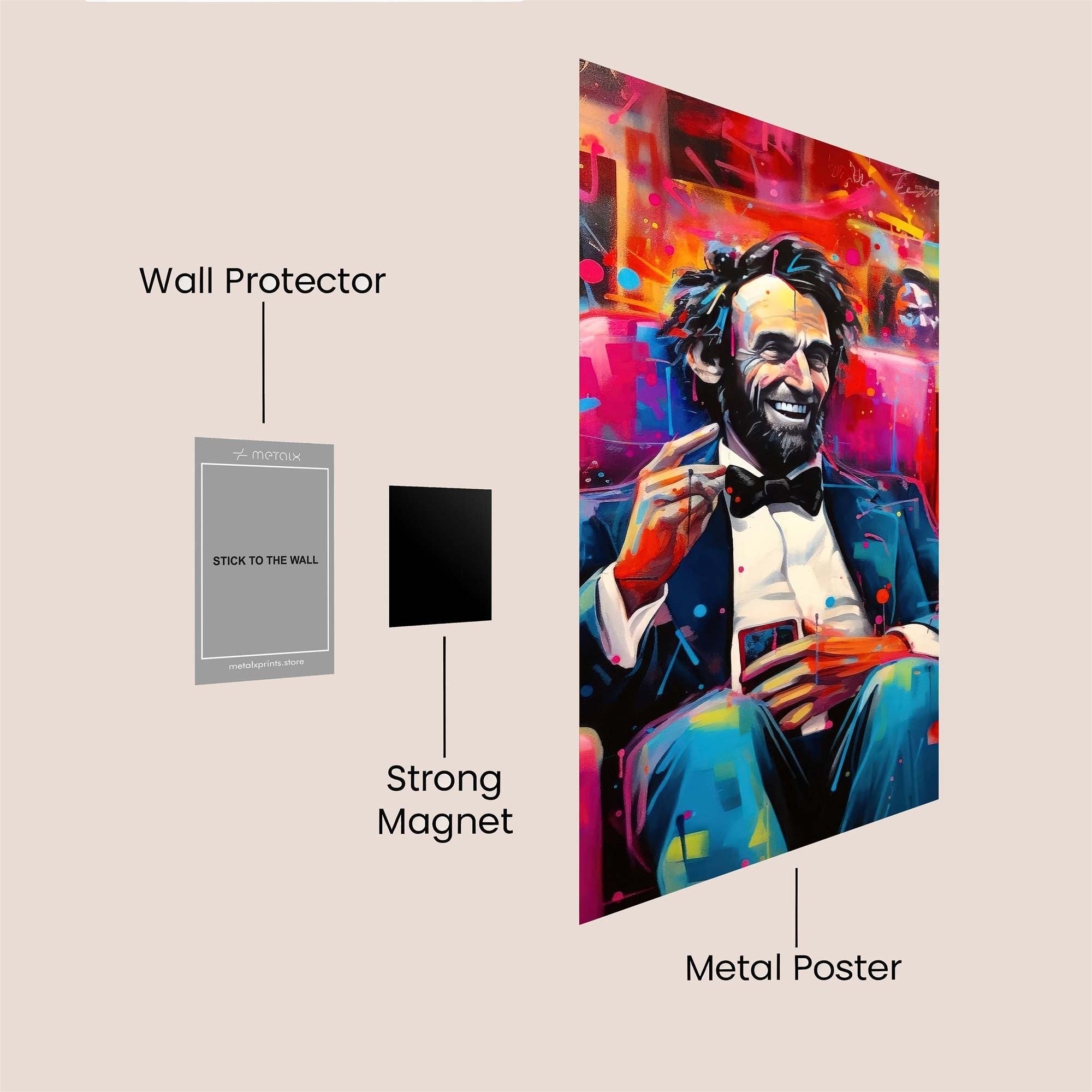Lincoln Vibrant Safe Wall Magnetic / M