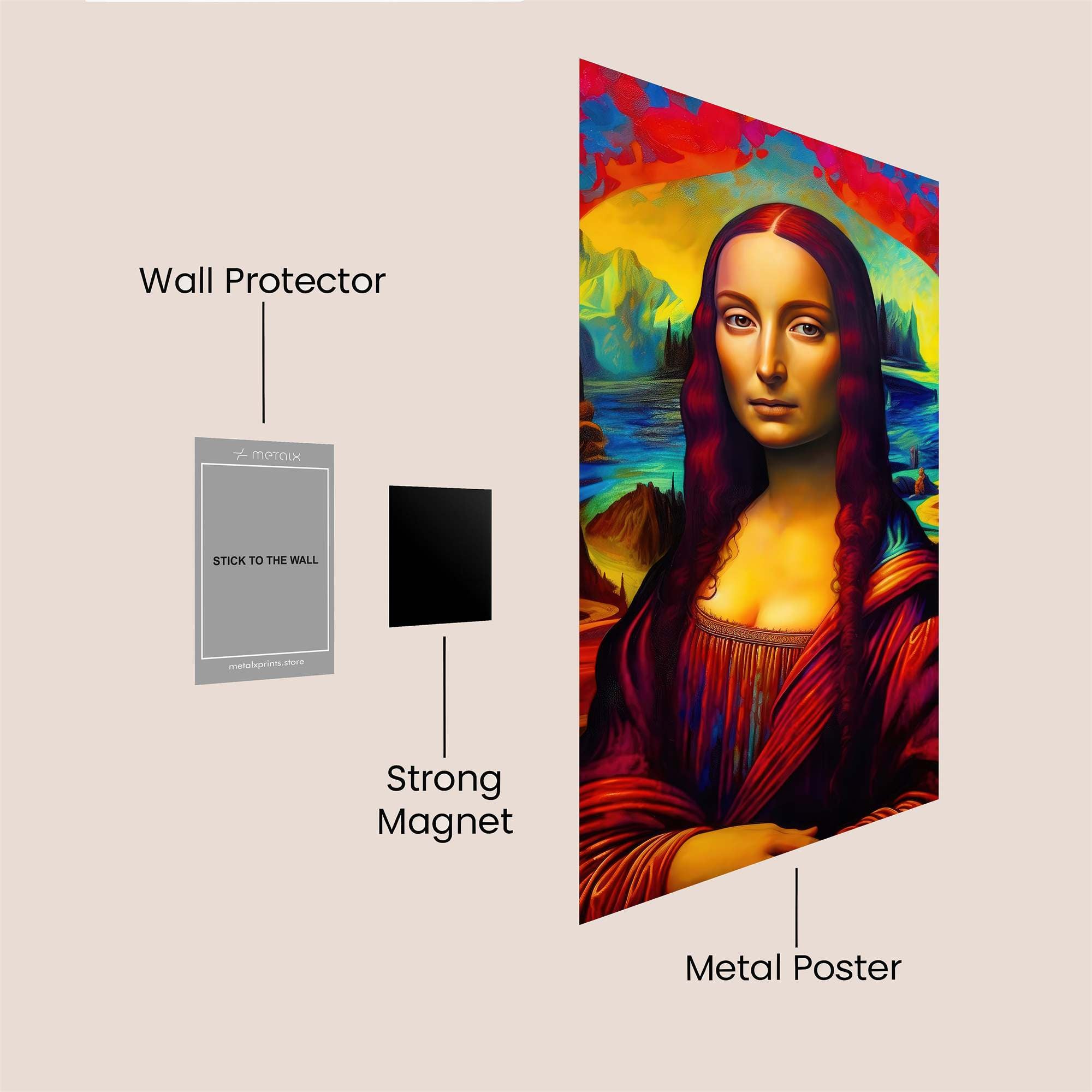 Mona Dreamscape Safe Wall Magnetic / M