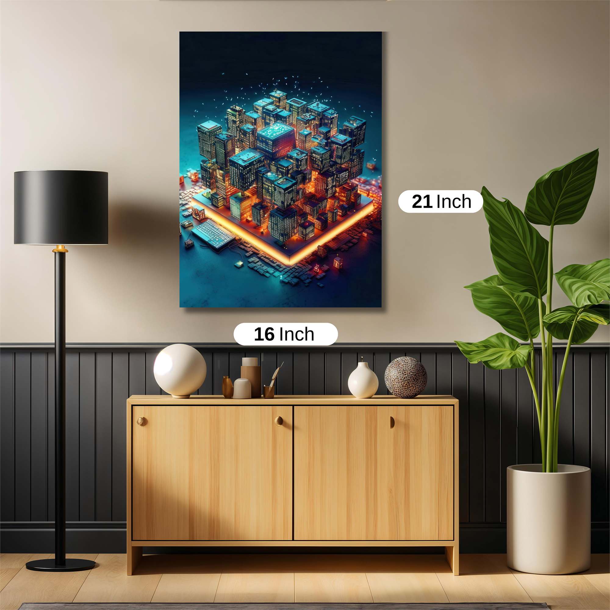Matrix Glow Safe Wall Magnetic / M