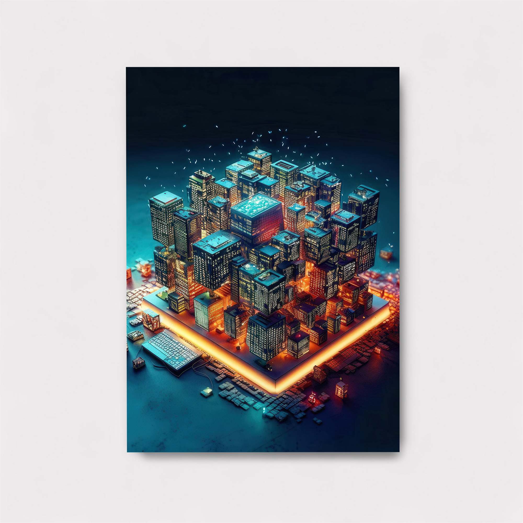 Matrix Glow Safe Wall Magnetic / M