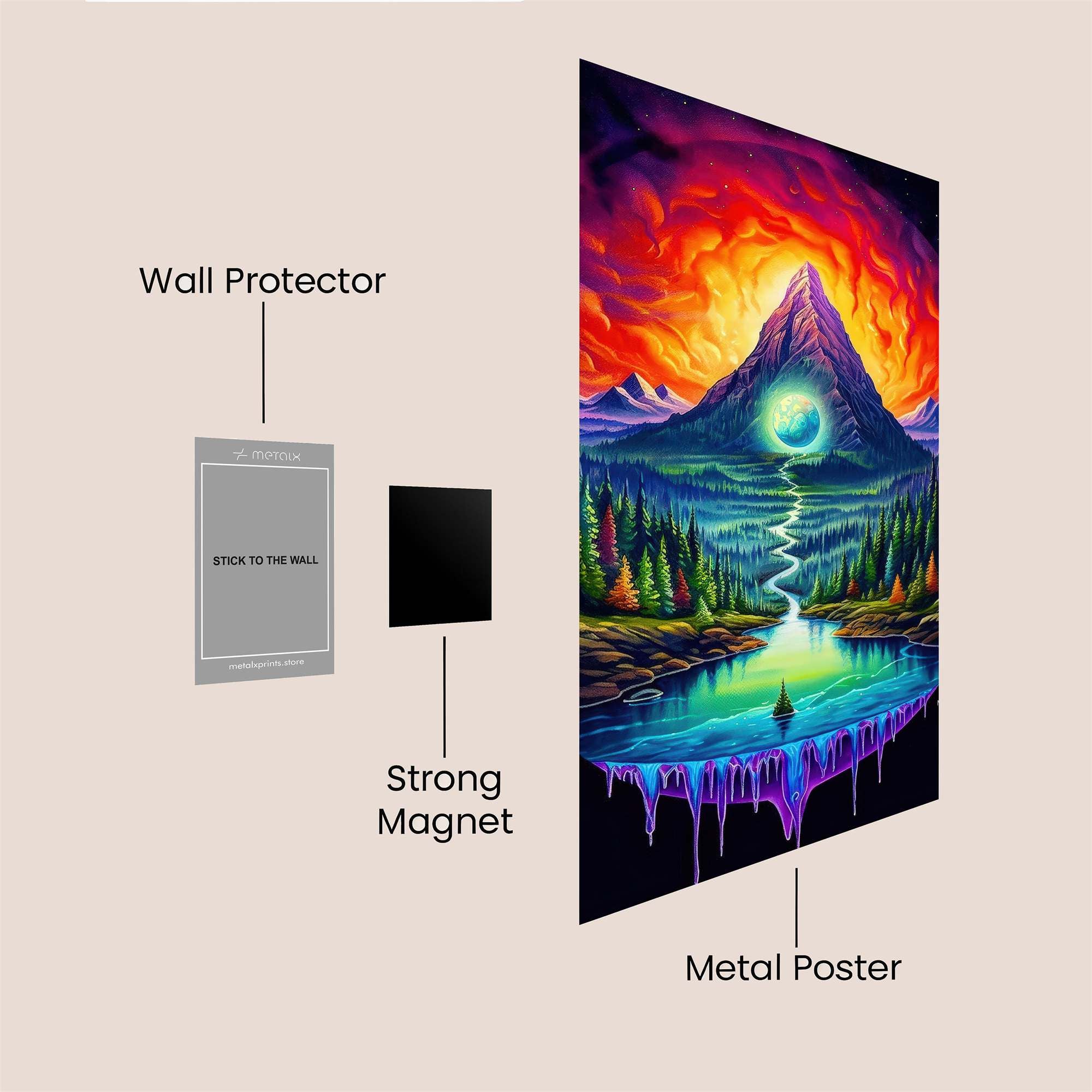Cosmic Serenity Safe Wall Magnetic / M