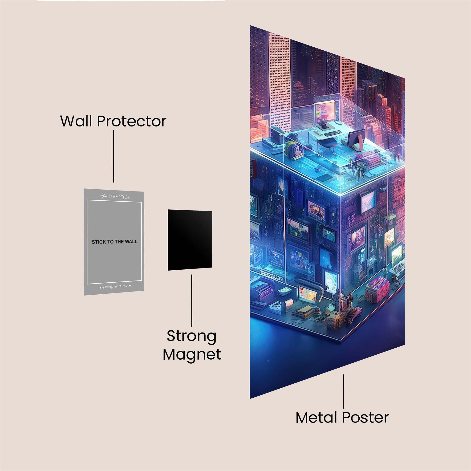 CityCube Safe Wall Magnetic / M