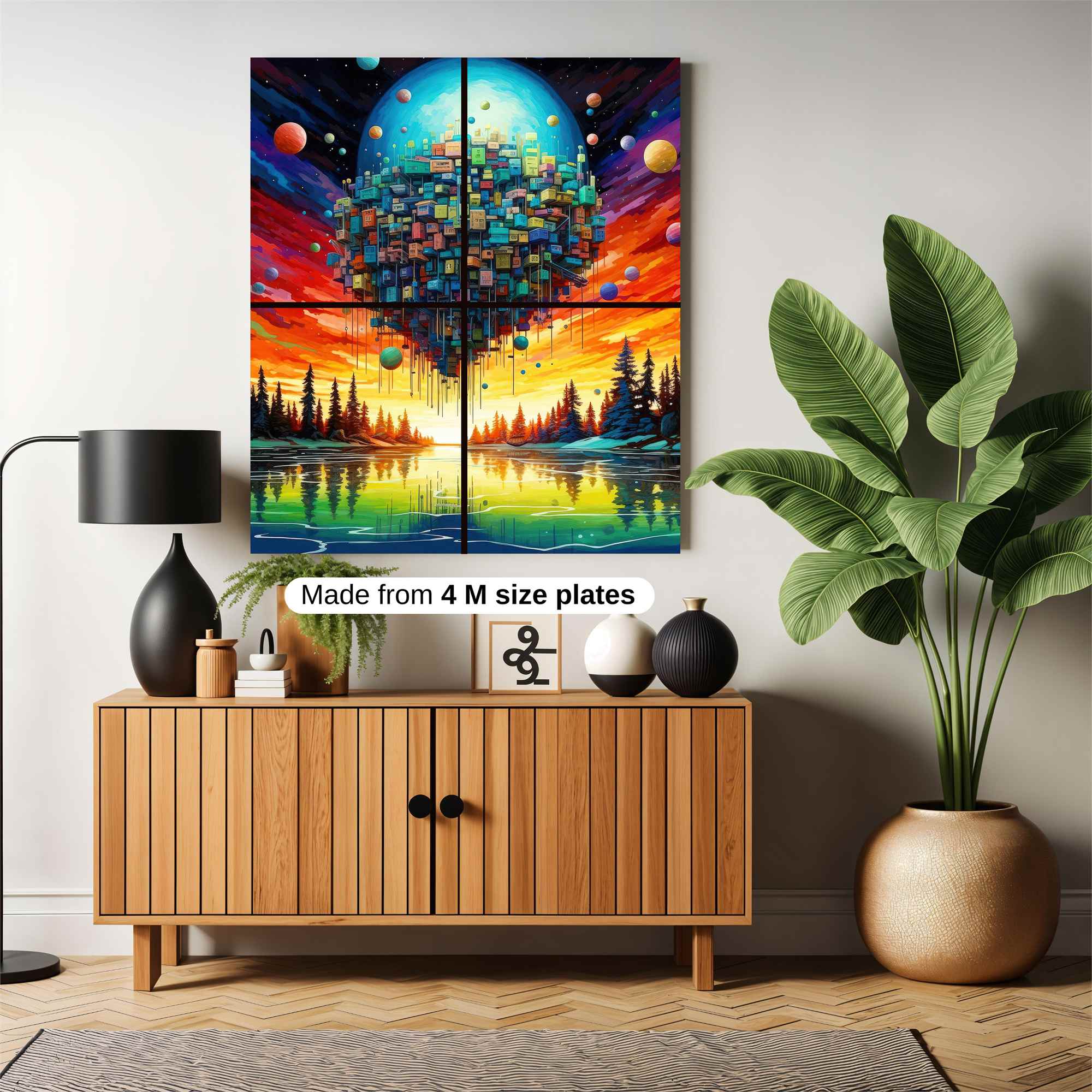 Cosmic Serenity Safe Wall Magnetic / M