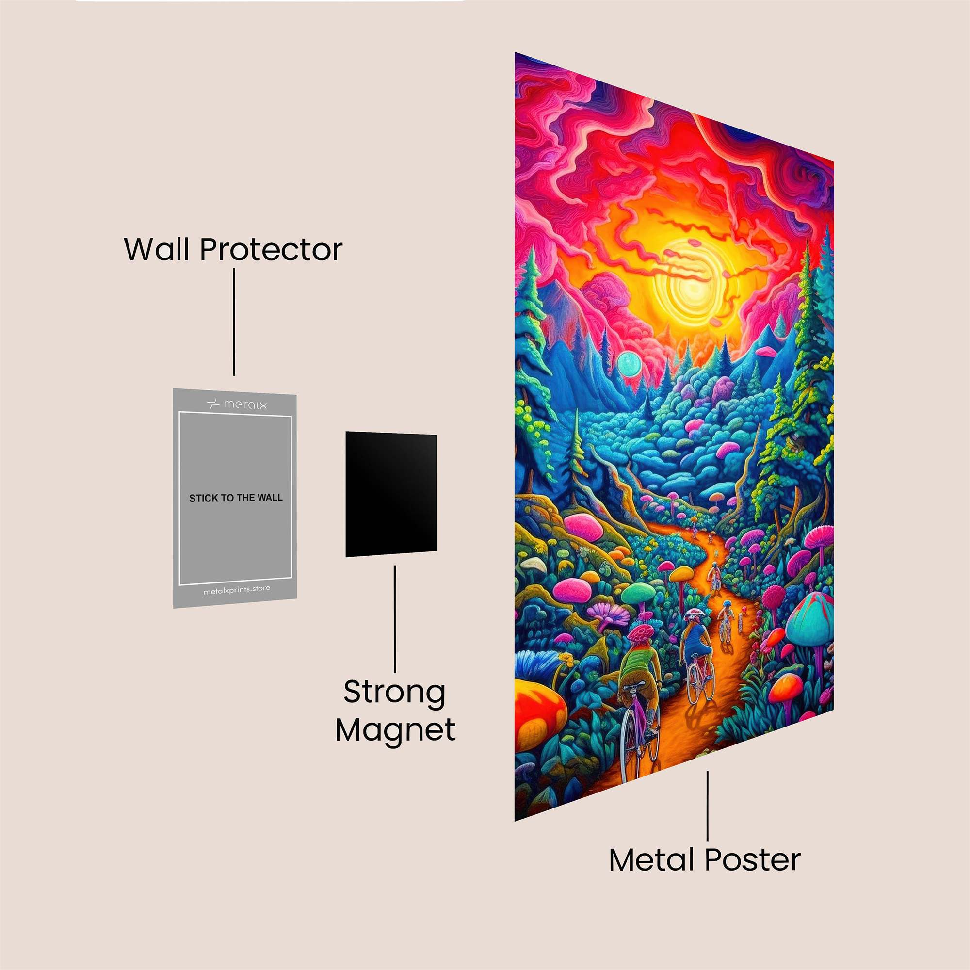 Sunset Odyssey Safe Wall Magnetic / M