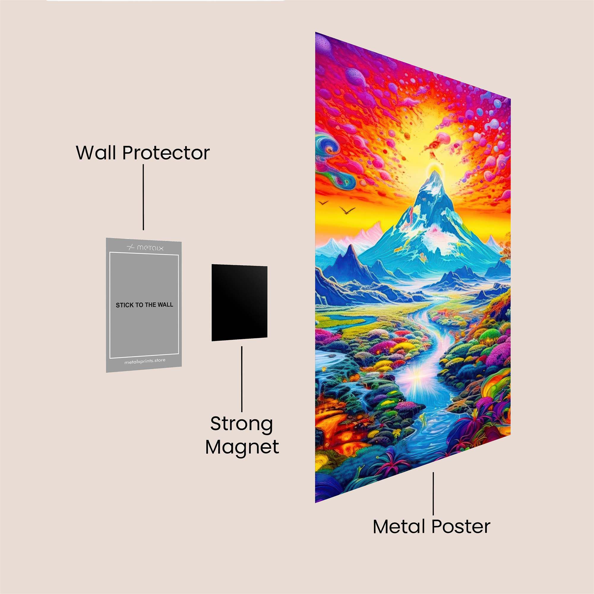 Cosmic Bliss Safe Wall Magnetic / M