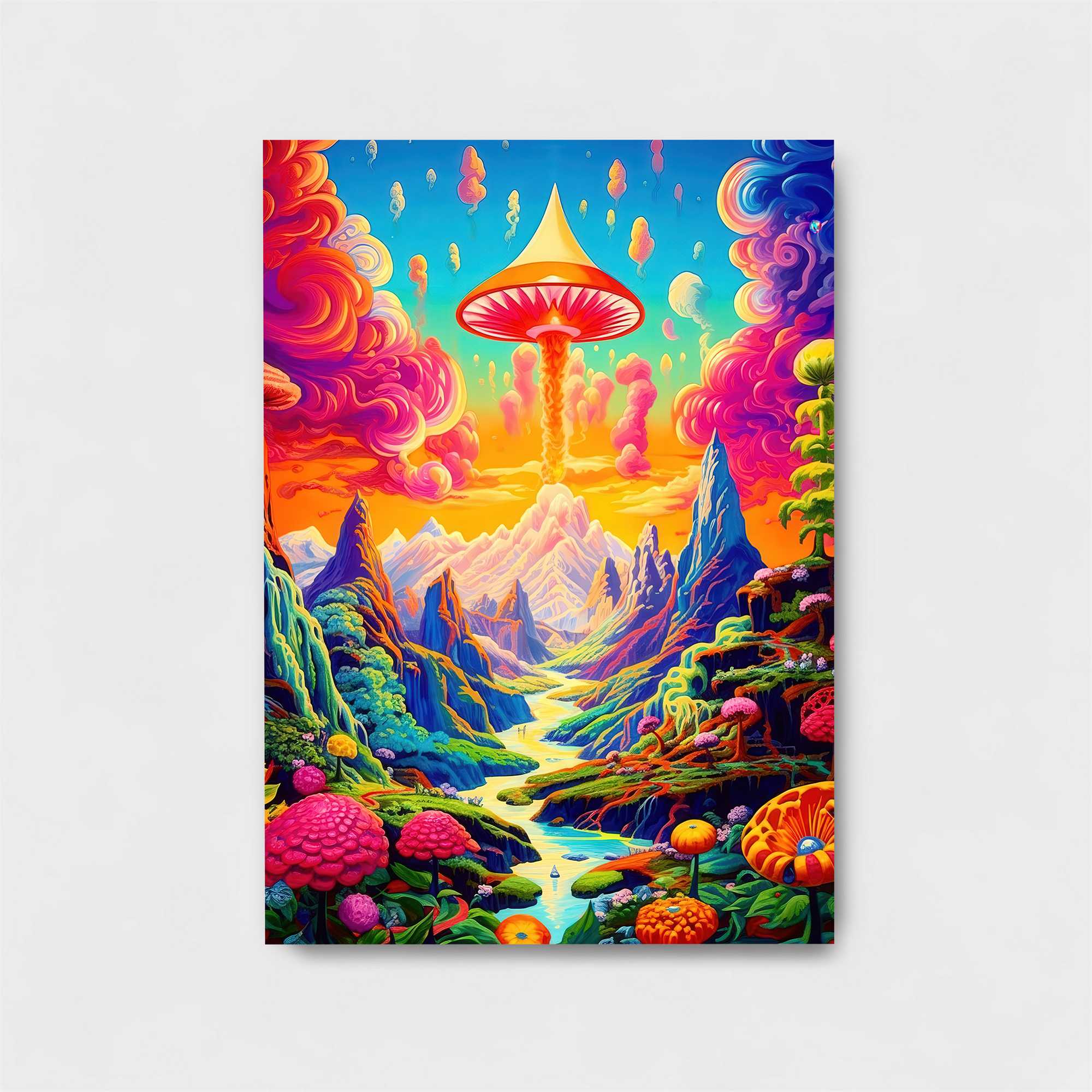 Mushroom Rapture Safe Wall Magnetic / M