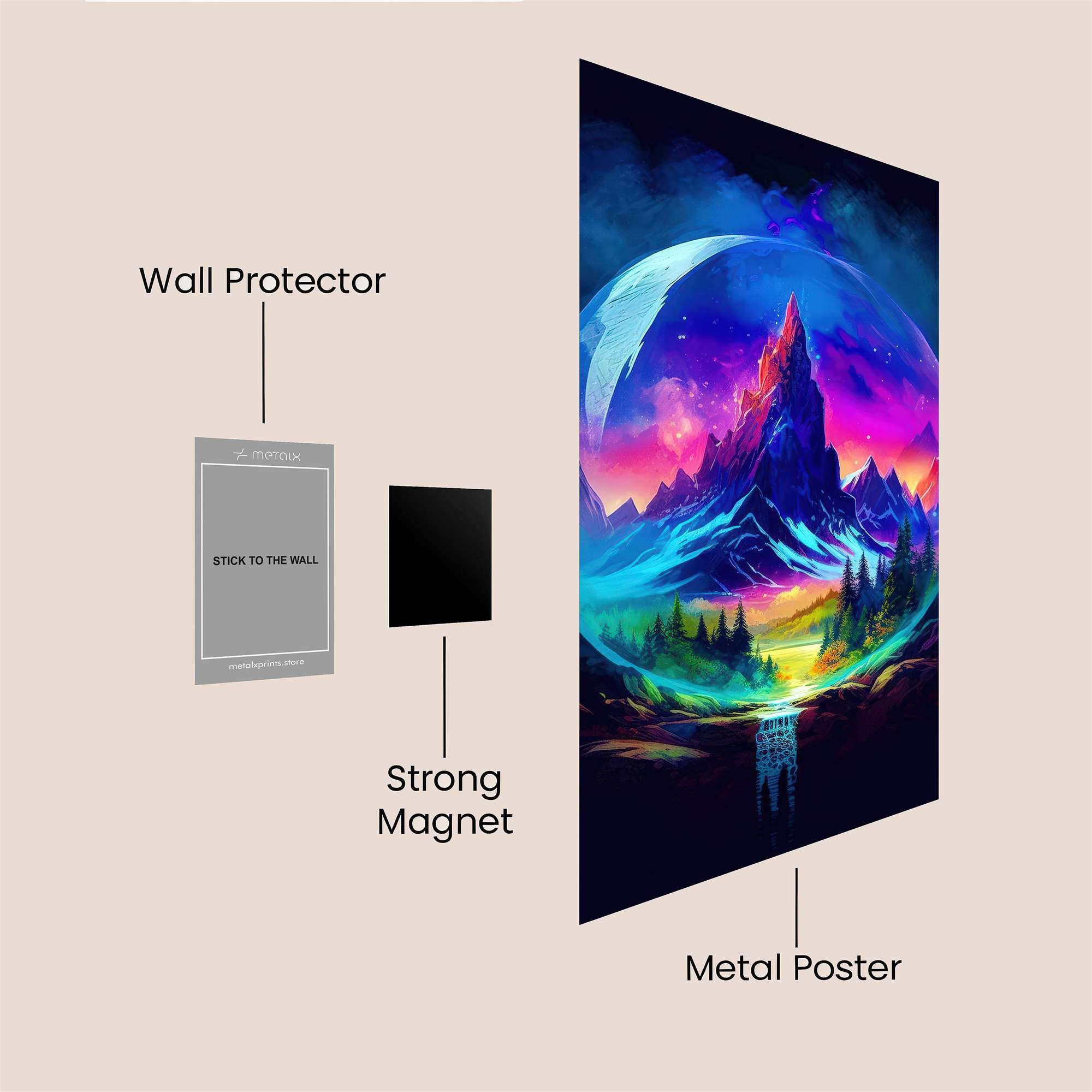 CrystalDream Safe Wall Magnetic / M