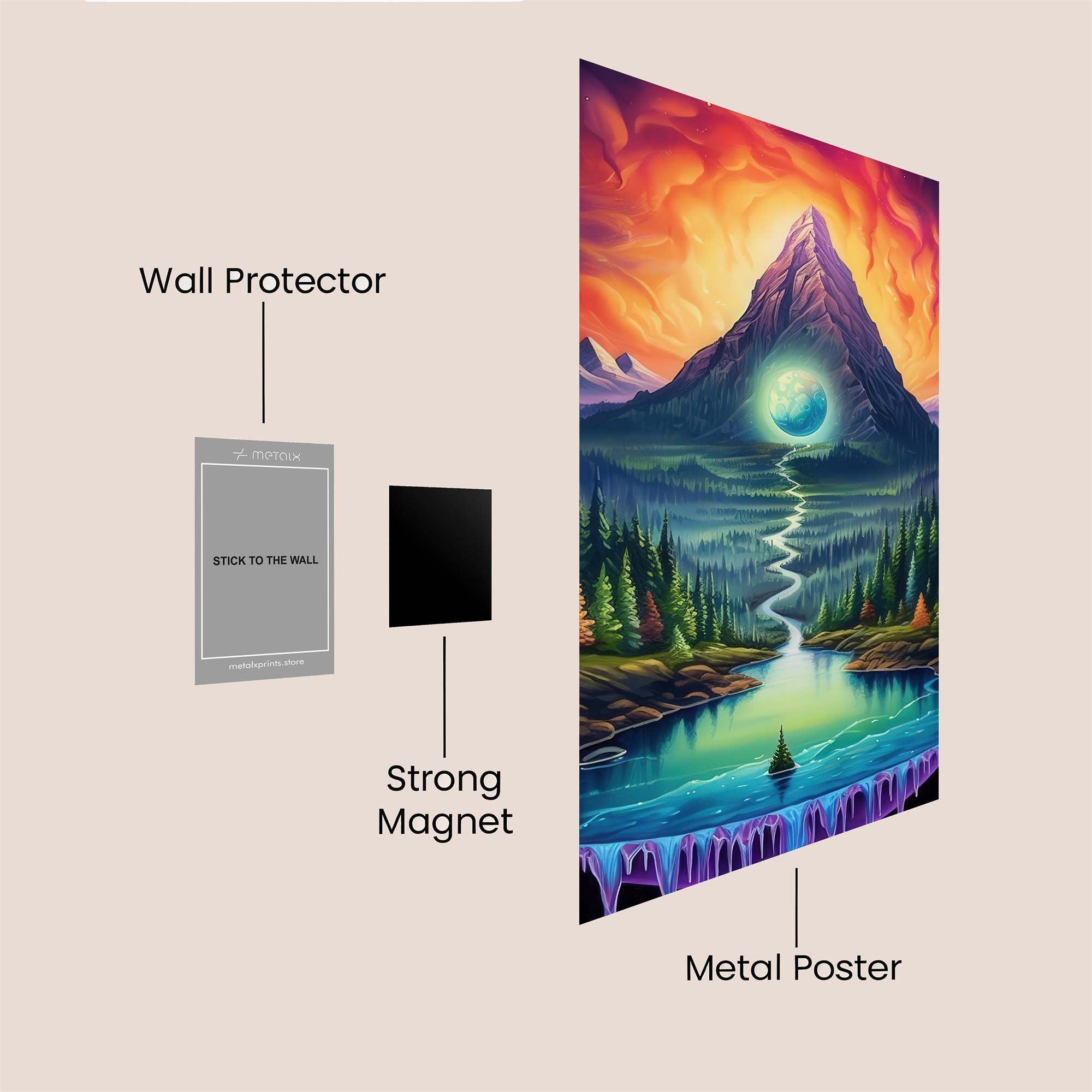 Astronaut Blaze Safe Wall Magnetic / M