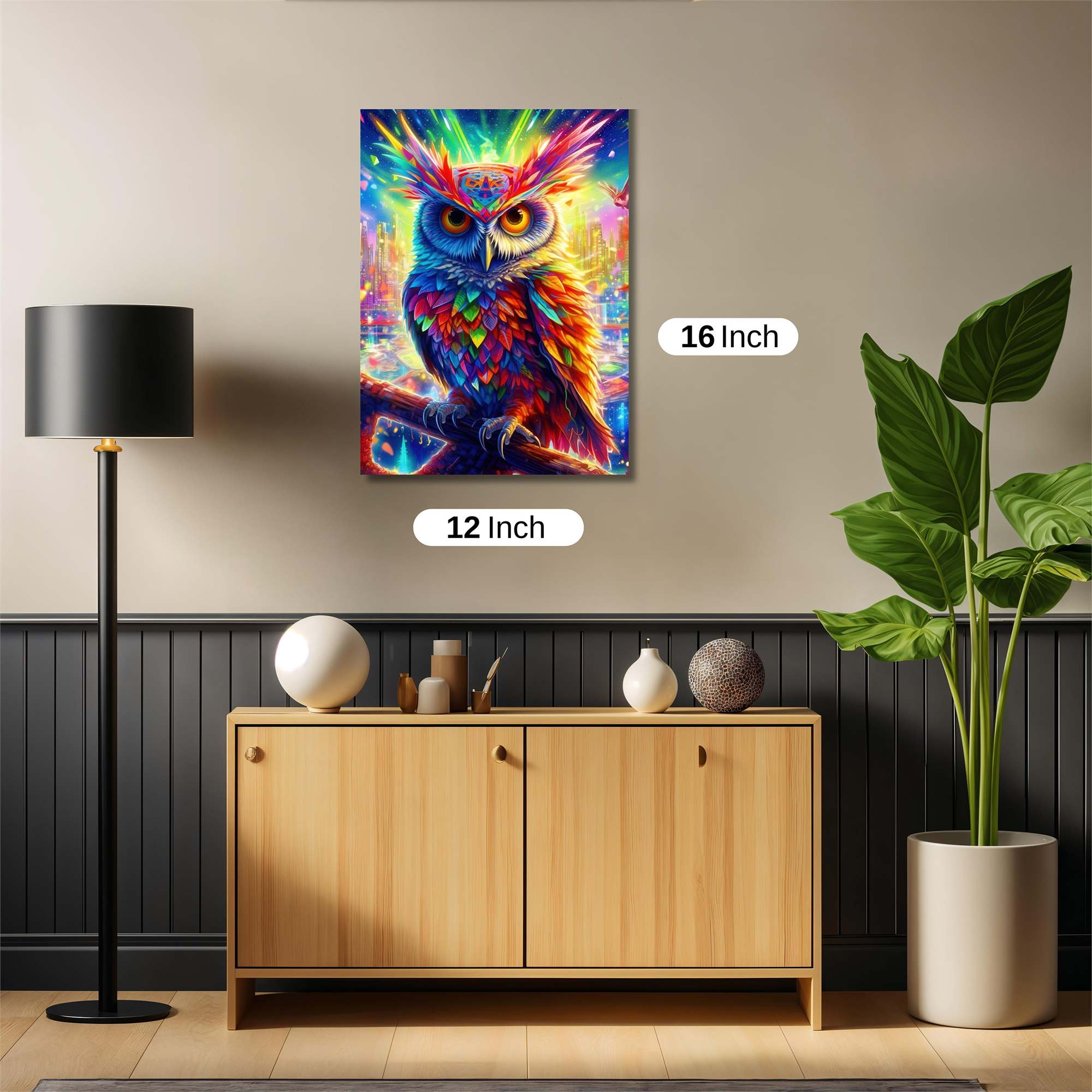 Owl Radiance Safe Wall Magnetic / M