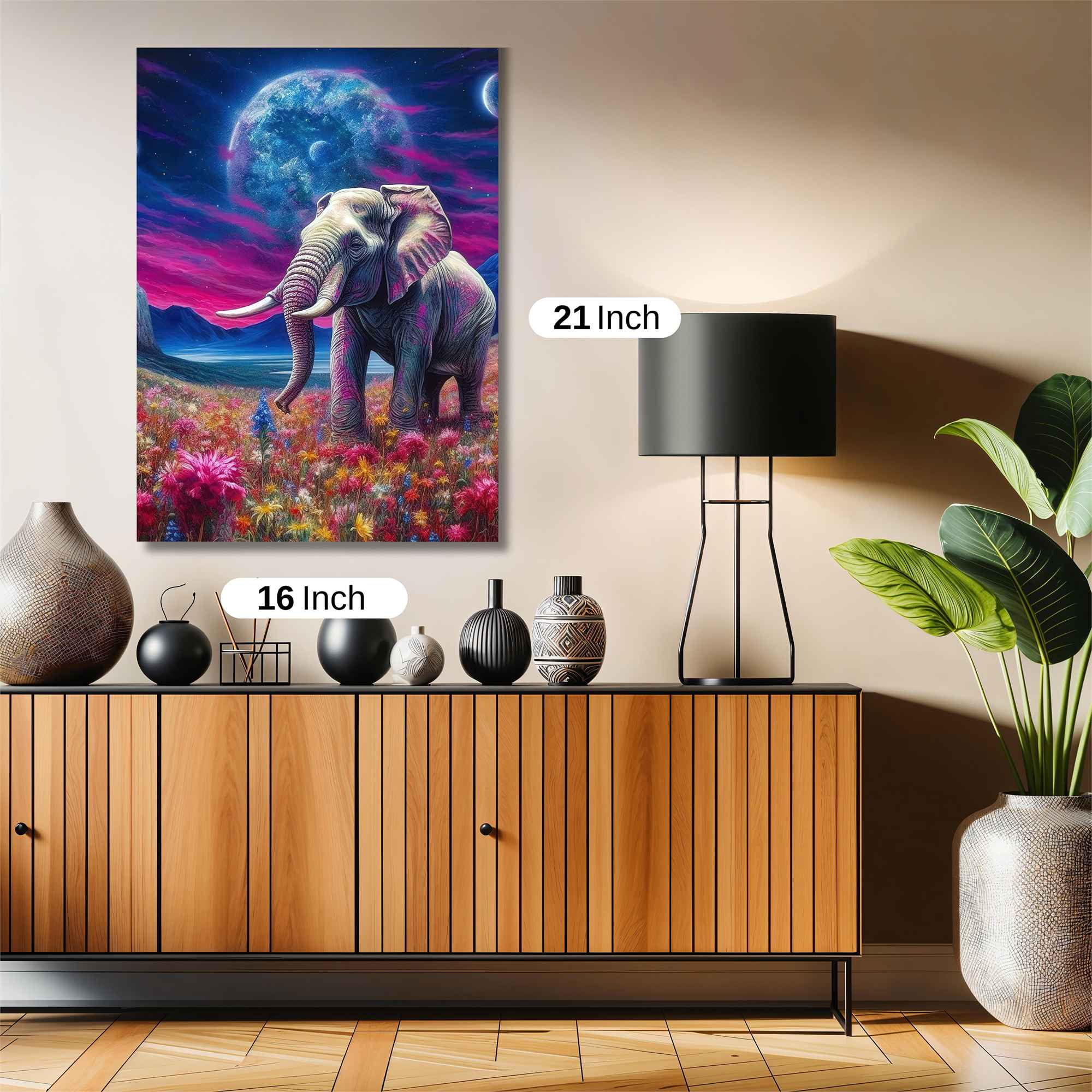 Elephant Dreamscape Safe Wall Magnetic / M